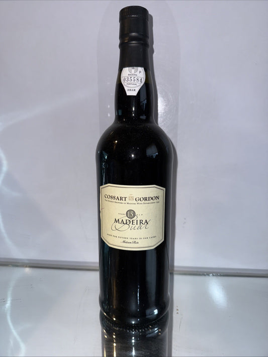 Cossart Gordon 15 Years Bual Madeira wine