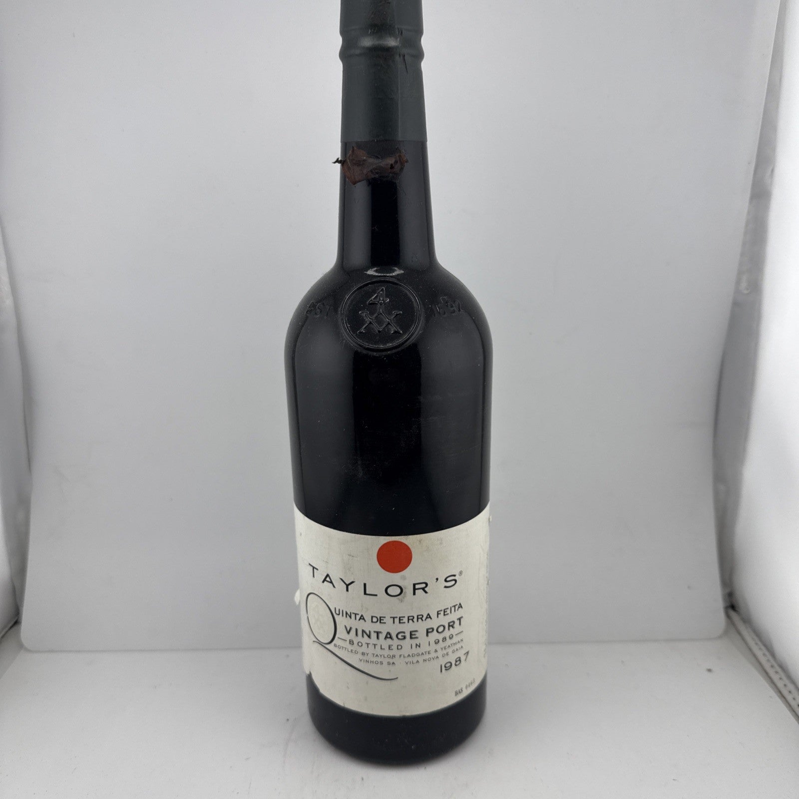 Taylor’s Quinta de Terra Feita Vintage Port Vintage 1987 Bottled in 1989