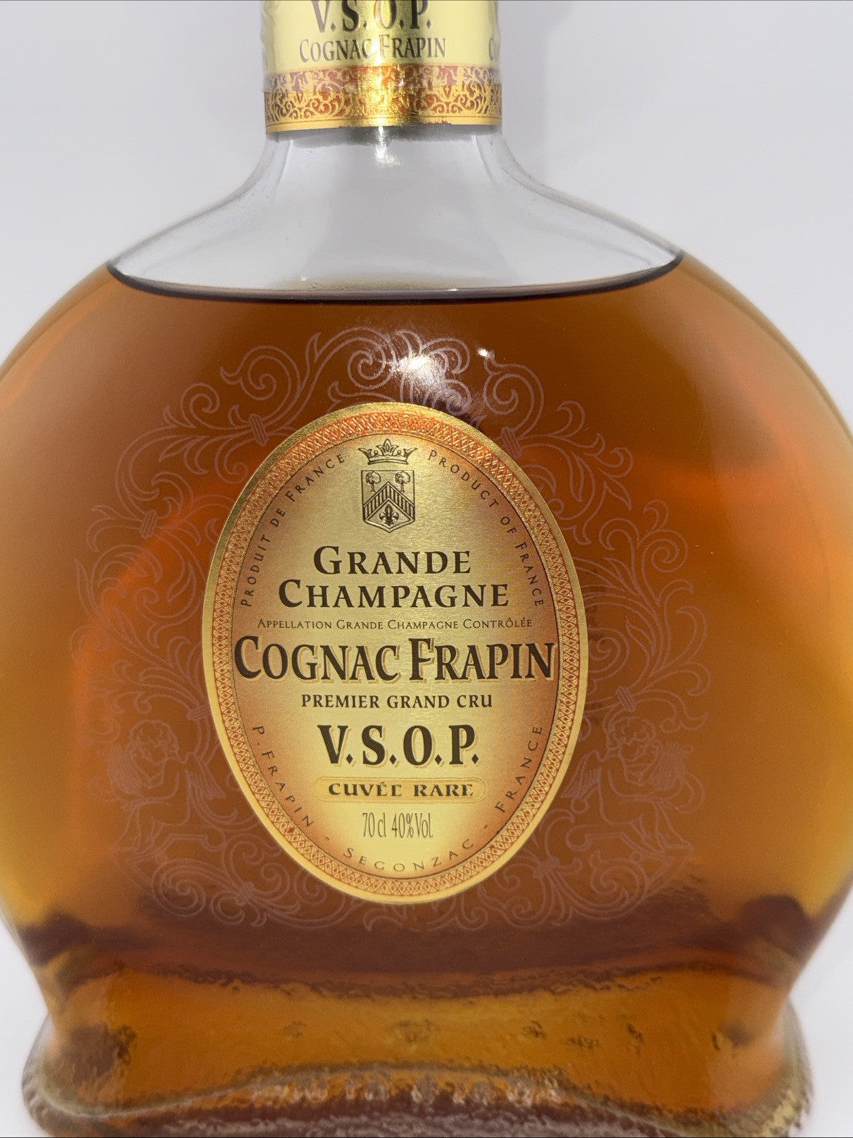 Cognac Frapin V.S.O.P. Cuvée Rare 70cl 40 % Abv 1980s Bottle