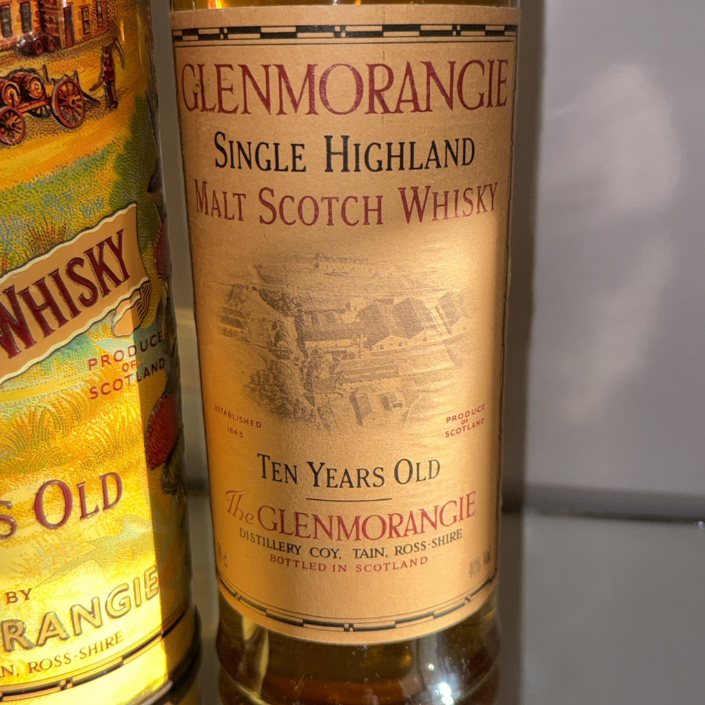 Glenmorangie 10 Year Old Single Highland Malt Bottled 1993 Tin Box ( No Lid)