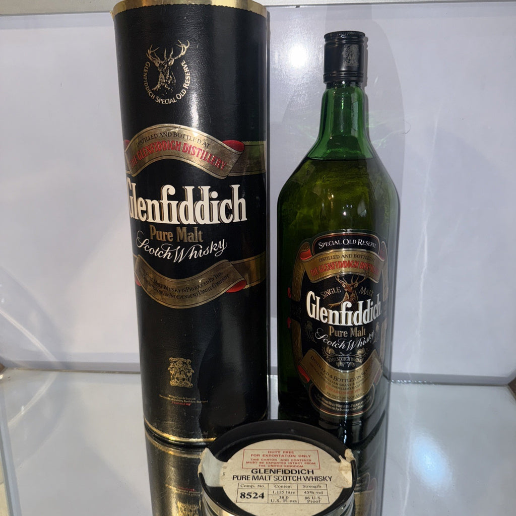 1970s Bottle Glenfiddich Special Old Reserve Single Malt Whisky 1.125L Imperial