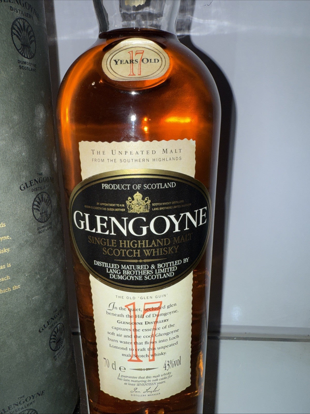 1990s bottling of Glengoyne 17 Year Old Single Highland Malt Scotch Whisky