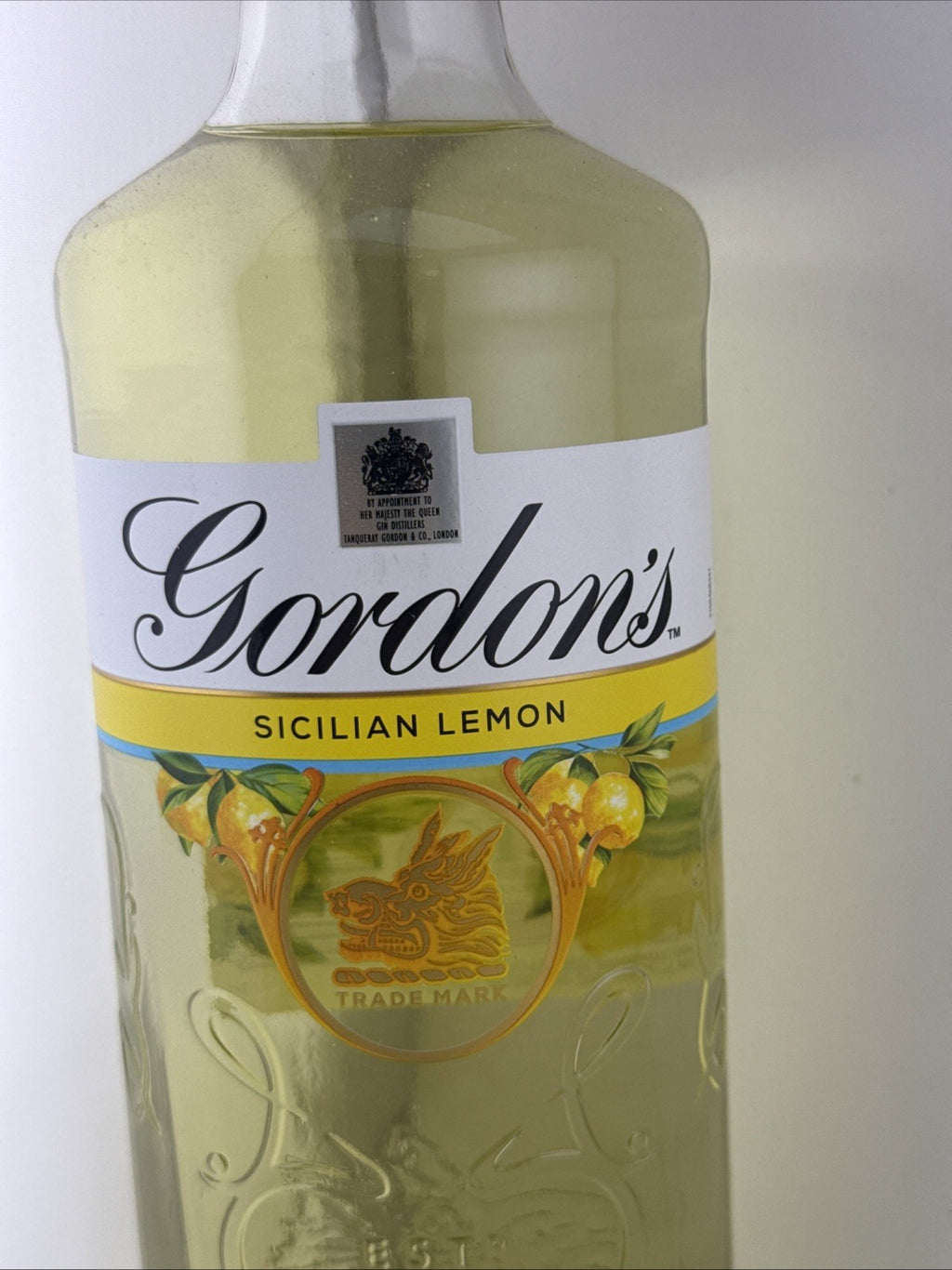 Gordon’s Sicilian Lemon Gin 70cl 37.5% Sealed Bottle