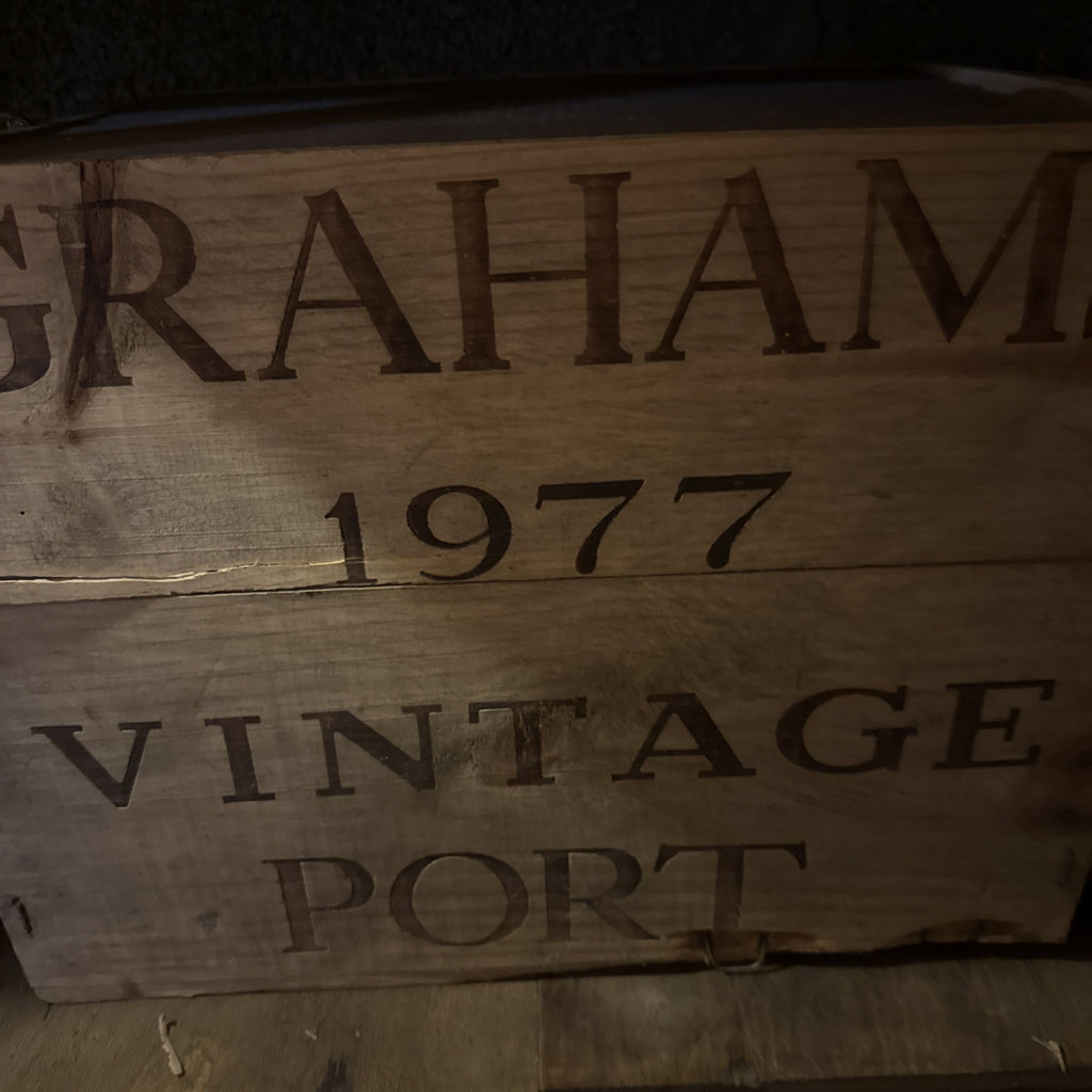 Graham’s 1977 Vintage Port 75cl Bottled 1979 Original Wooden Case