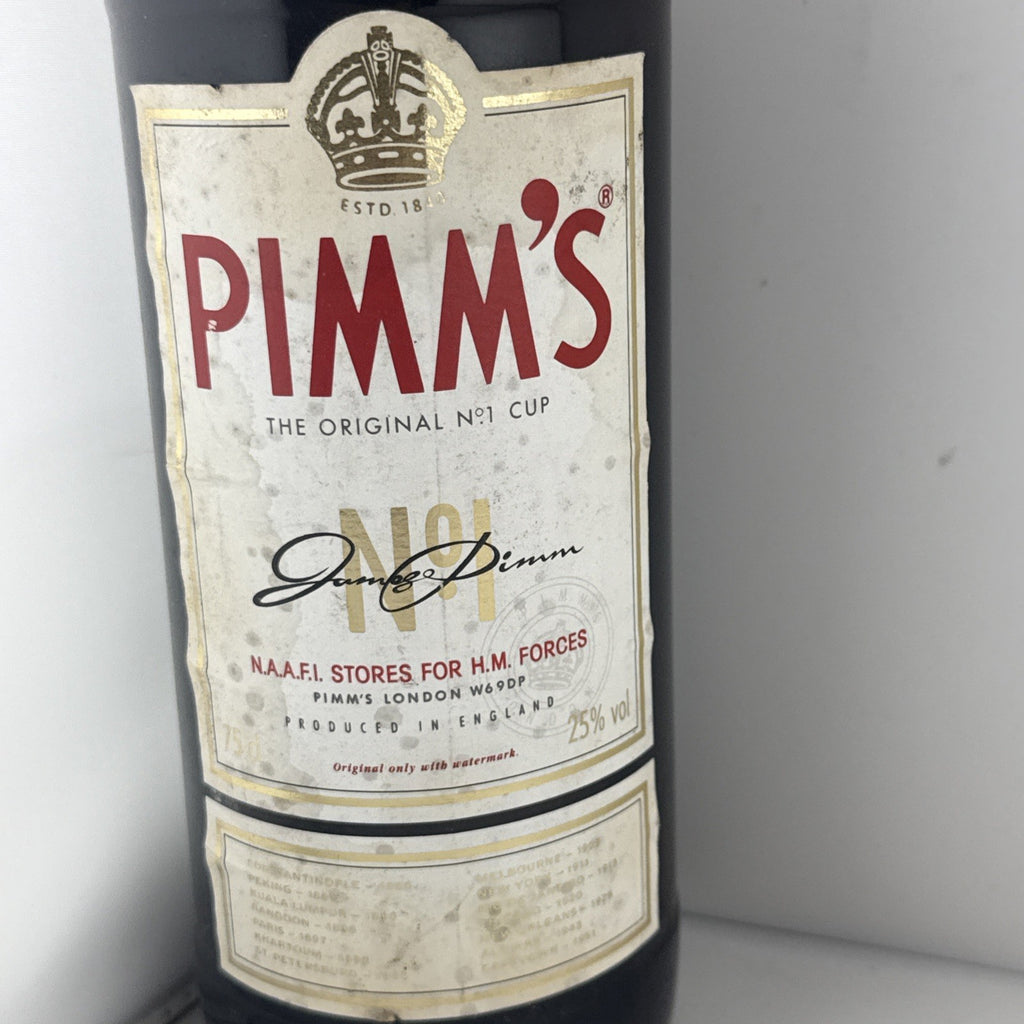 Vintage Pimm’s No.1 Cup NAAFI H.M. Forces 75cl 25% c.1990