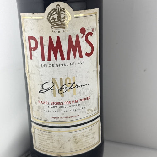 Vintage Pimm’s No.1 Cup NAAFI H.M. Forces 75cl 25% c.1990
