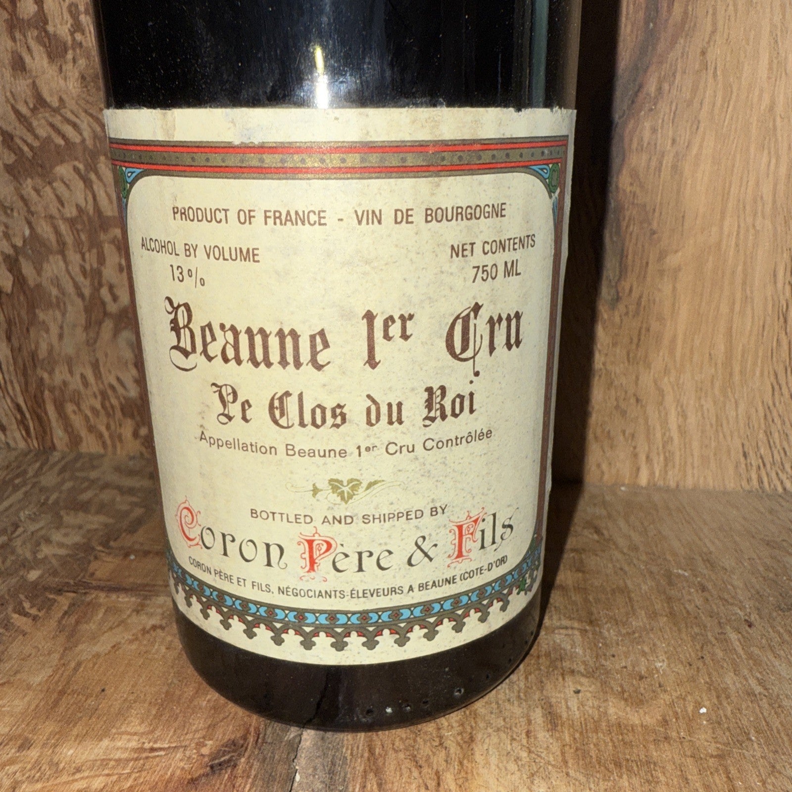 Coron Perre  & Fils Le Clos de Roi Beaune 1er Cru 1982