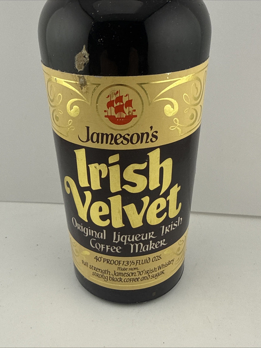 Vintage Jameson’s Irish Velvet Coffee Liqueur 40 Proof ~1970