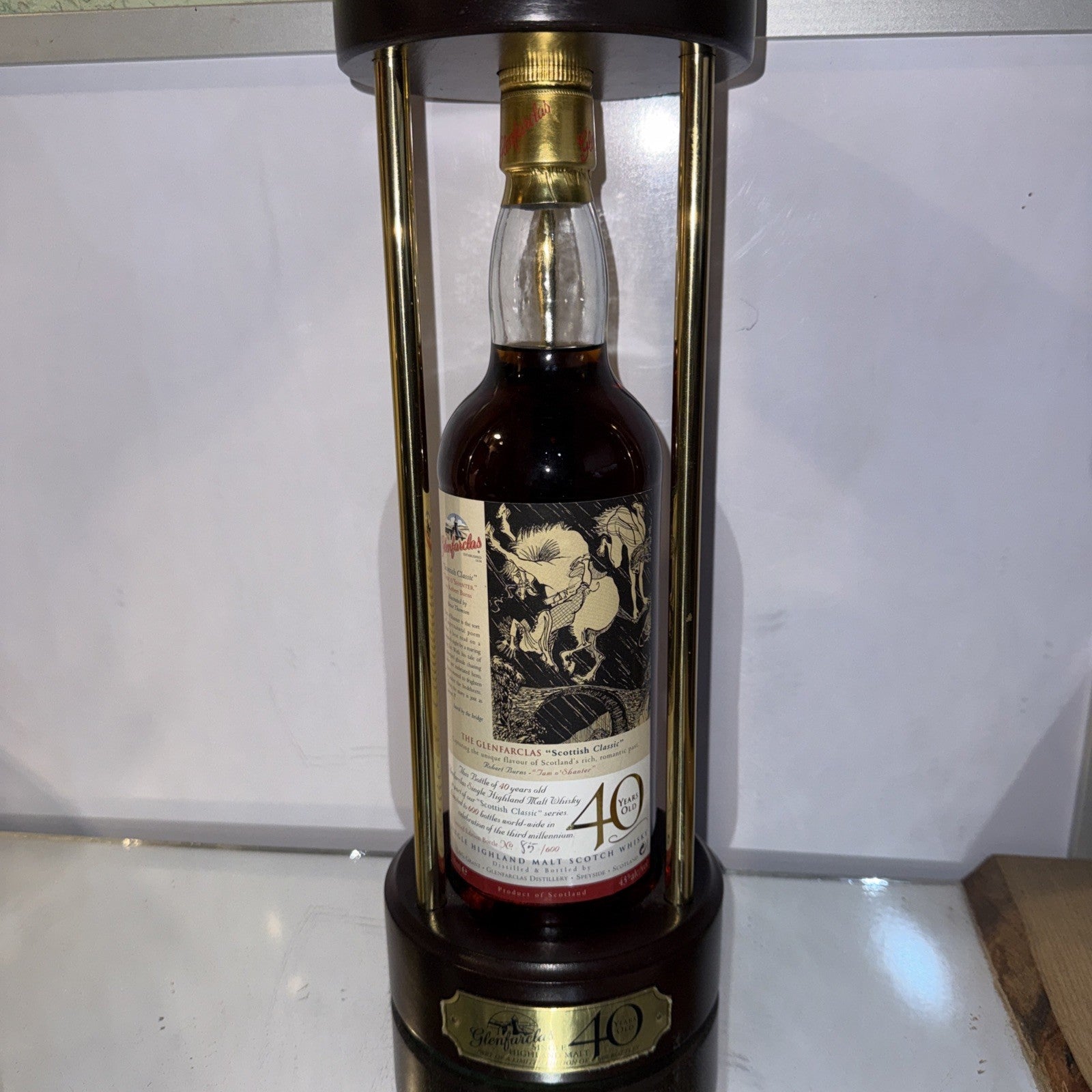 Glenfarclas 40 Year Old – “Scottish Classic” (Tam o’ Shanter) Limited 85 Of 600