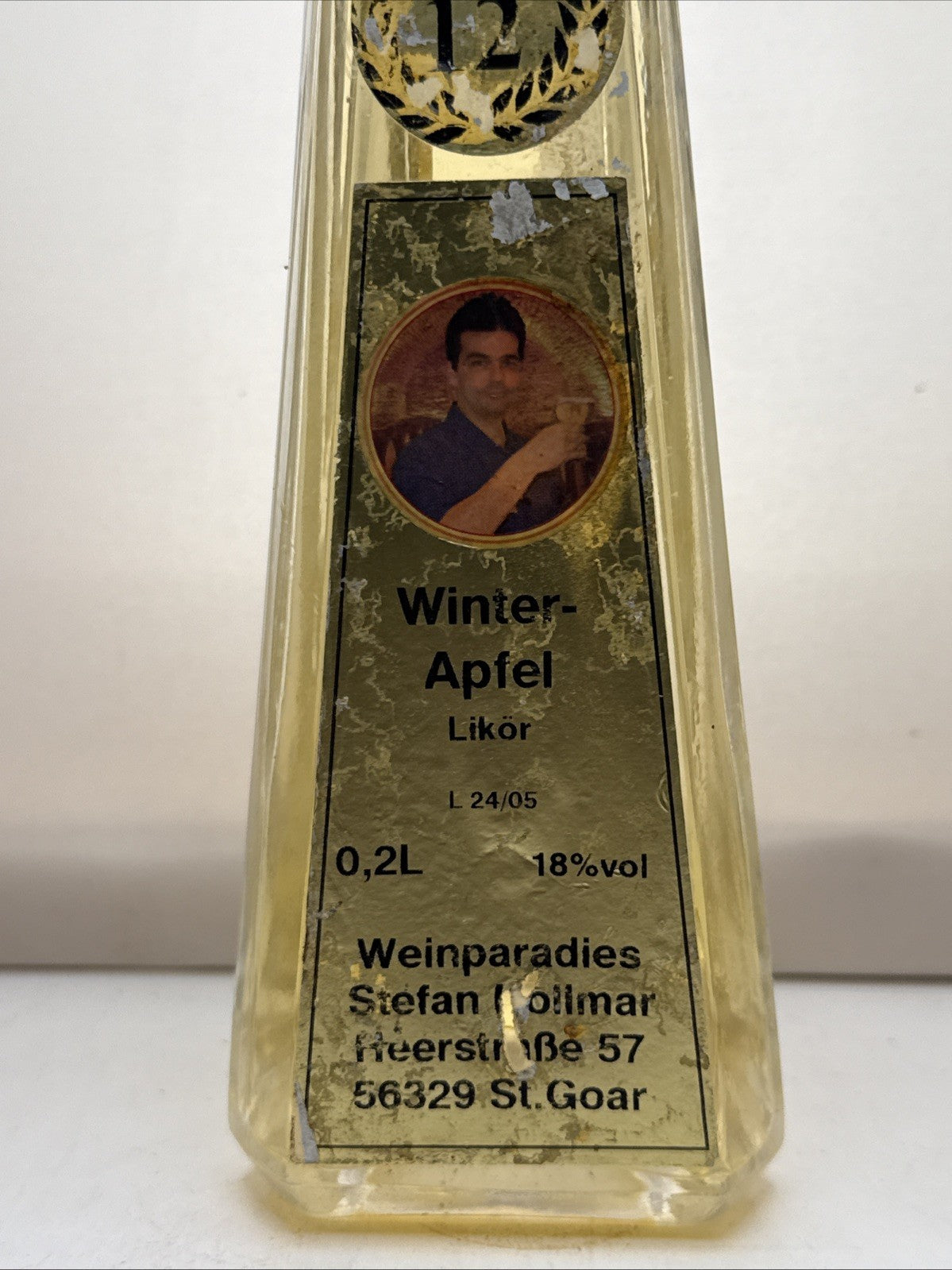 Weinparadies Winter-Apfel Likör 20cl 18% German Apple Liqueur c2005