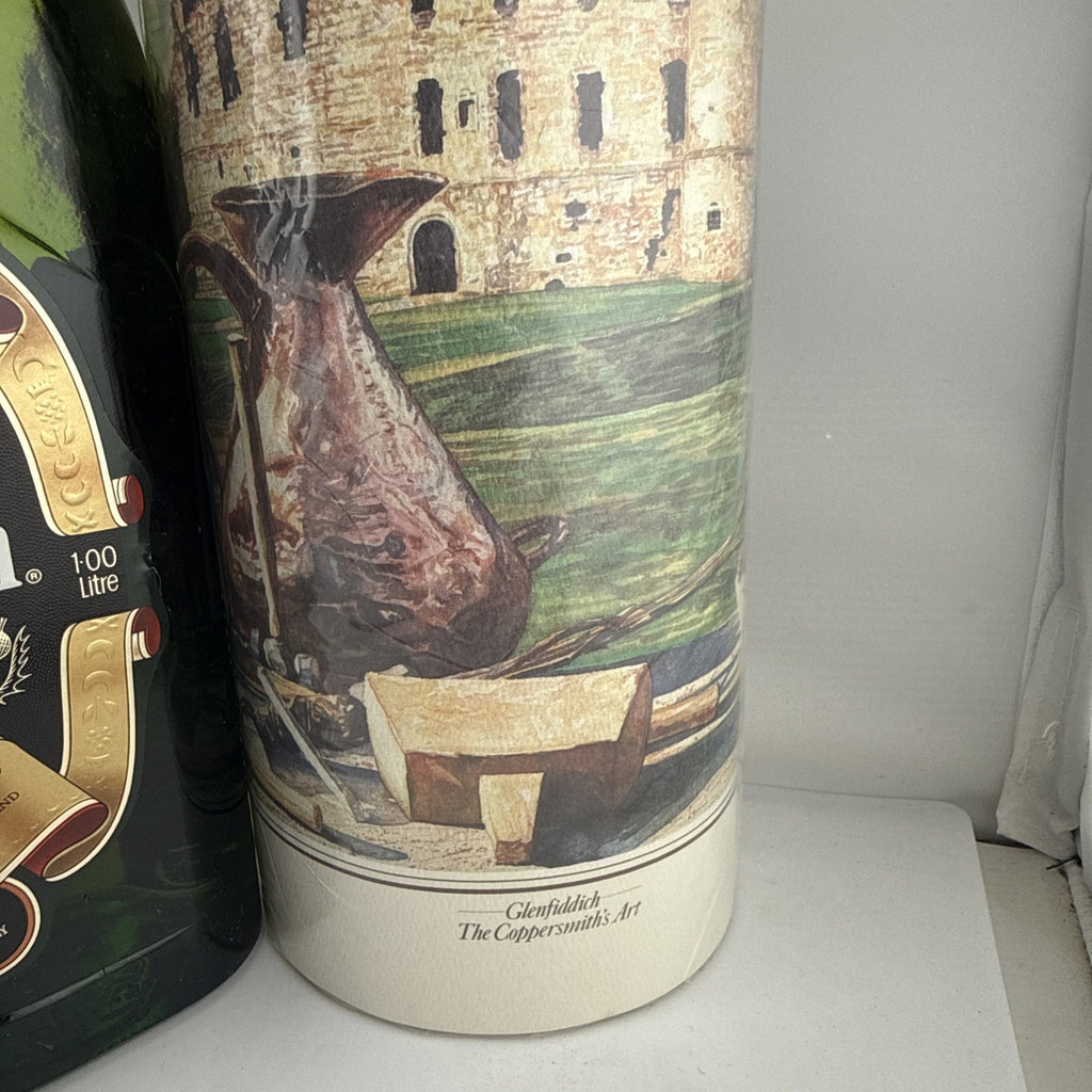 1987 Glenfiddich Centenary Pure Malt Scotch Whisky 1 Litre With Original Print