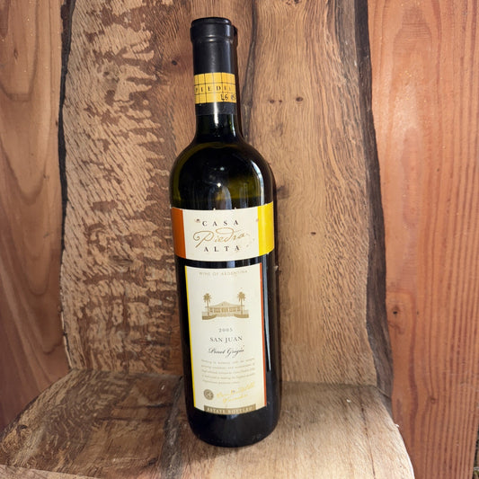Casa Piedra Alta san Juan pinot grigio 2005