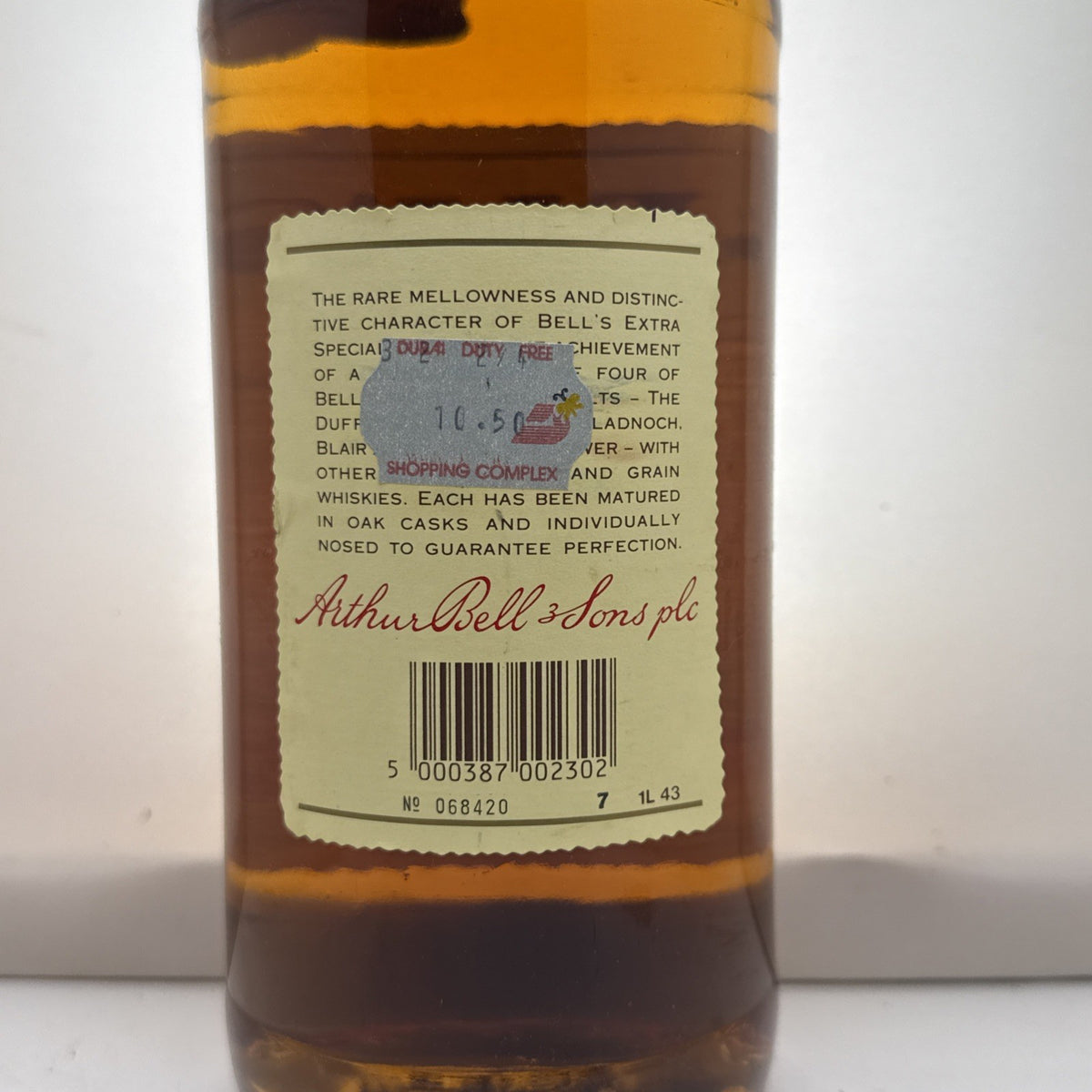 Bell's Extra Special — 1L — 43% — 1980s — Dubai Duty Free — Pre-Diageo