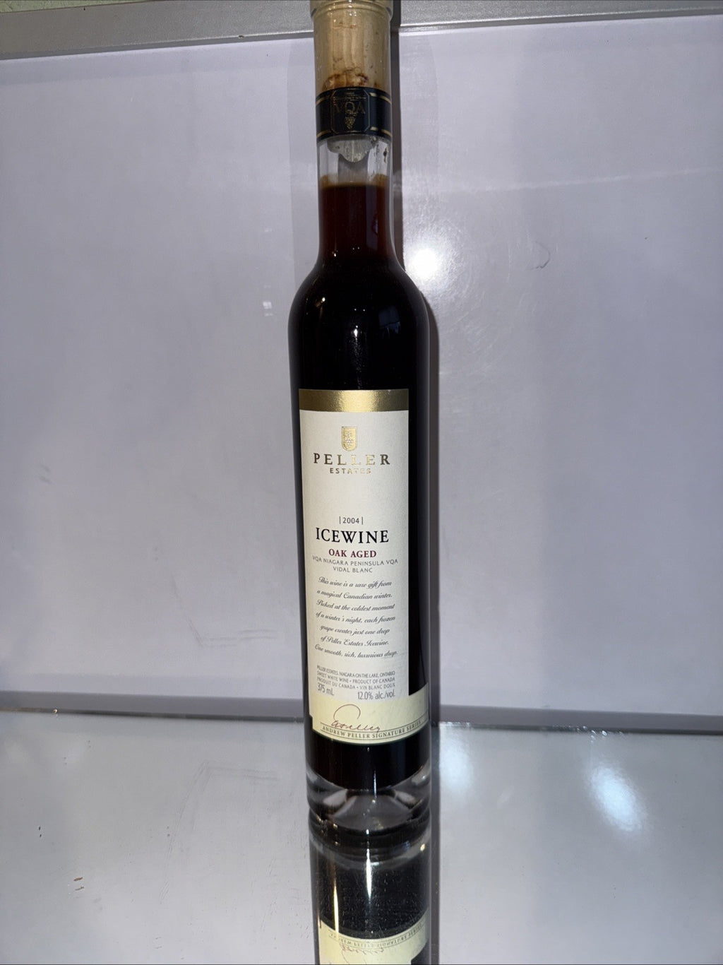 375ml Peller Estates Signature Series Vidal Blanc Oak Aged Icewine 2004
