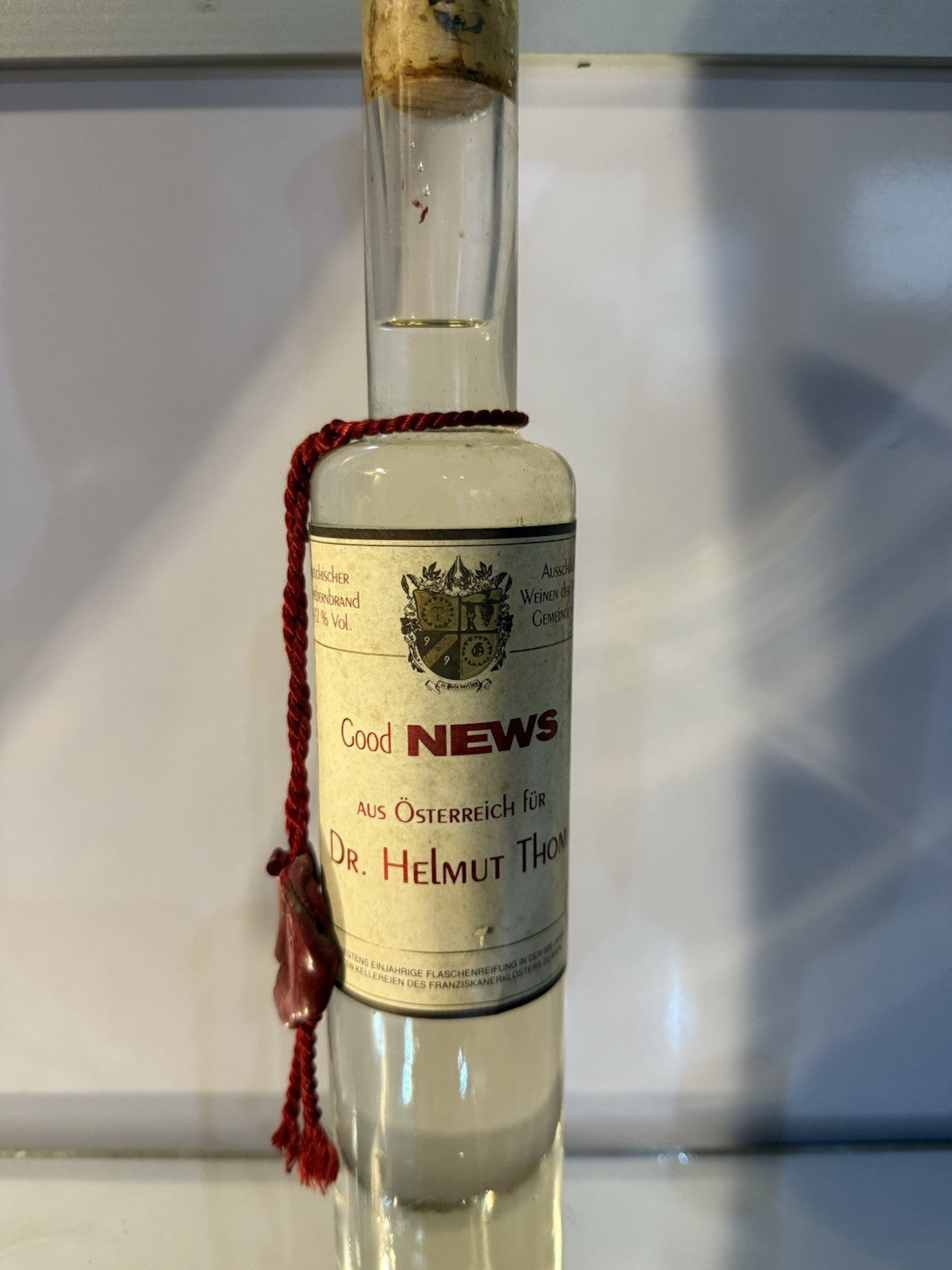 Good News! Aus Österreich für Dr. Helmut Thurn (Williams Birne Brand) 1990s