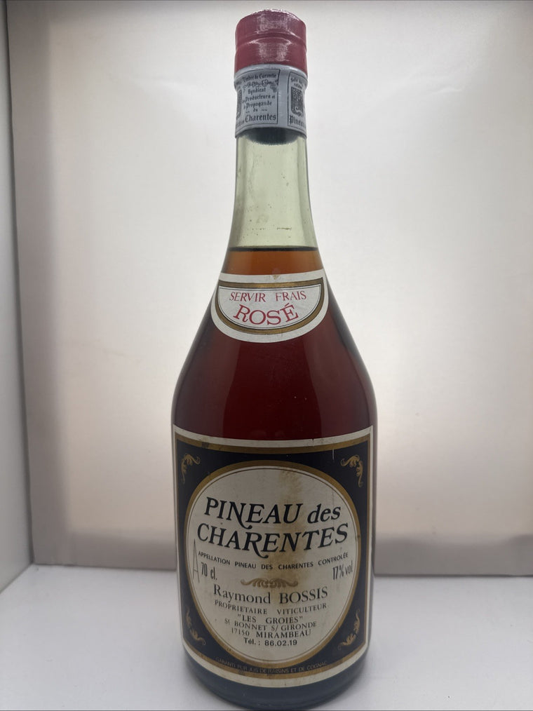 Vintage Raymond Bossis Rosé Pineau des Charentes 70cl 17% – c.1970s/80s