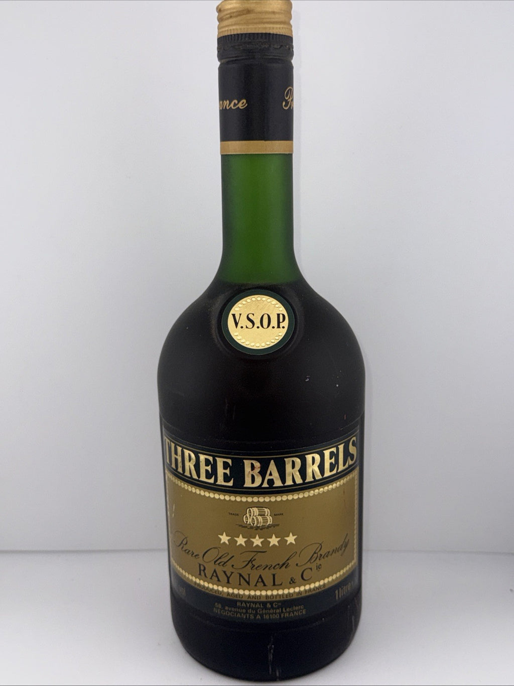 Three Barrels VSOP Cognac Estimated Bottled 1990s