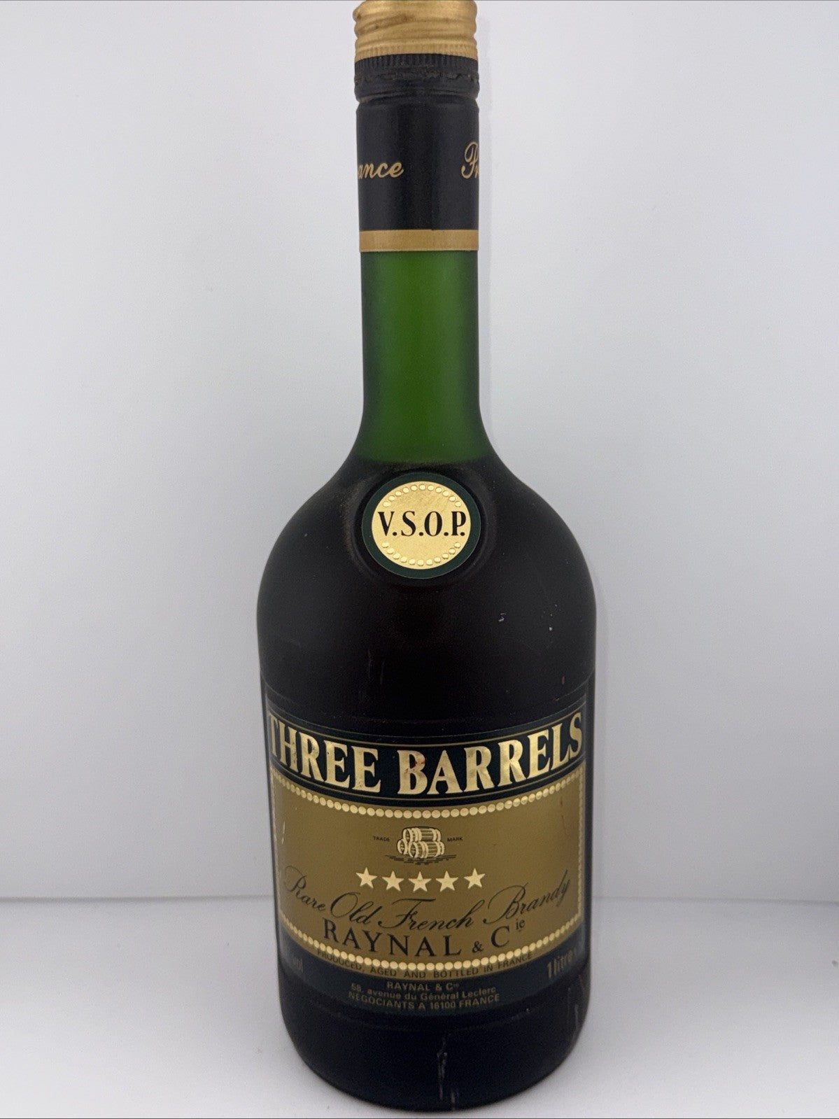 Three Barrels VSOP Cognac Estimated Bottled 1990s