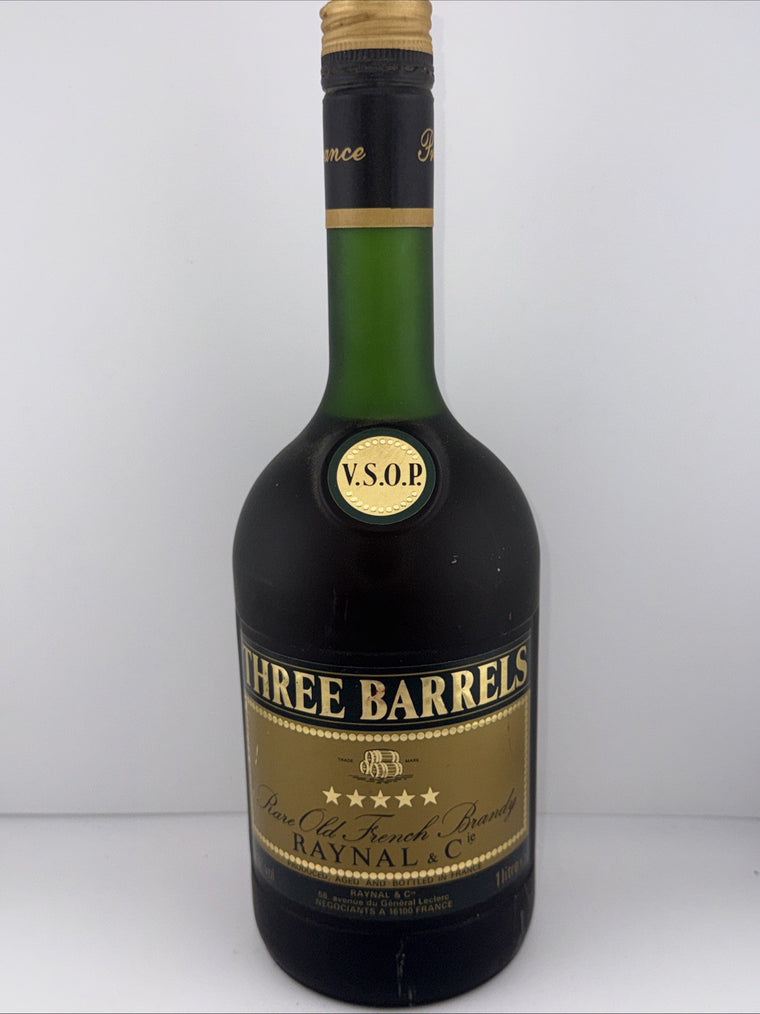 Three Barrels VSOP Cognac Estimated Bottled 1990s