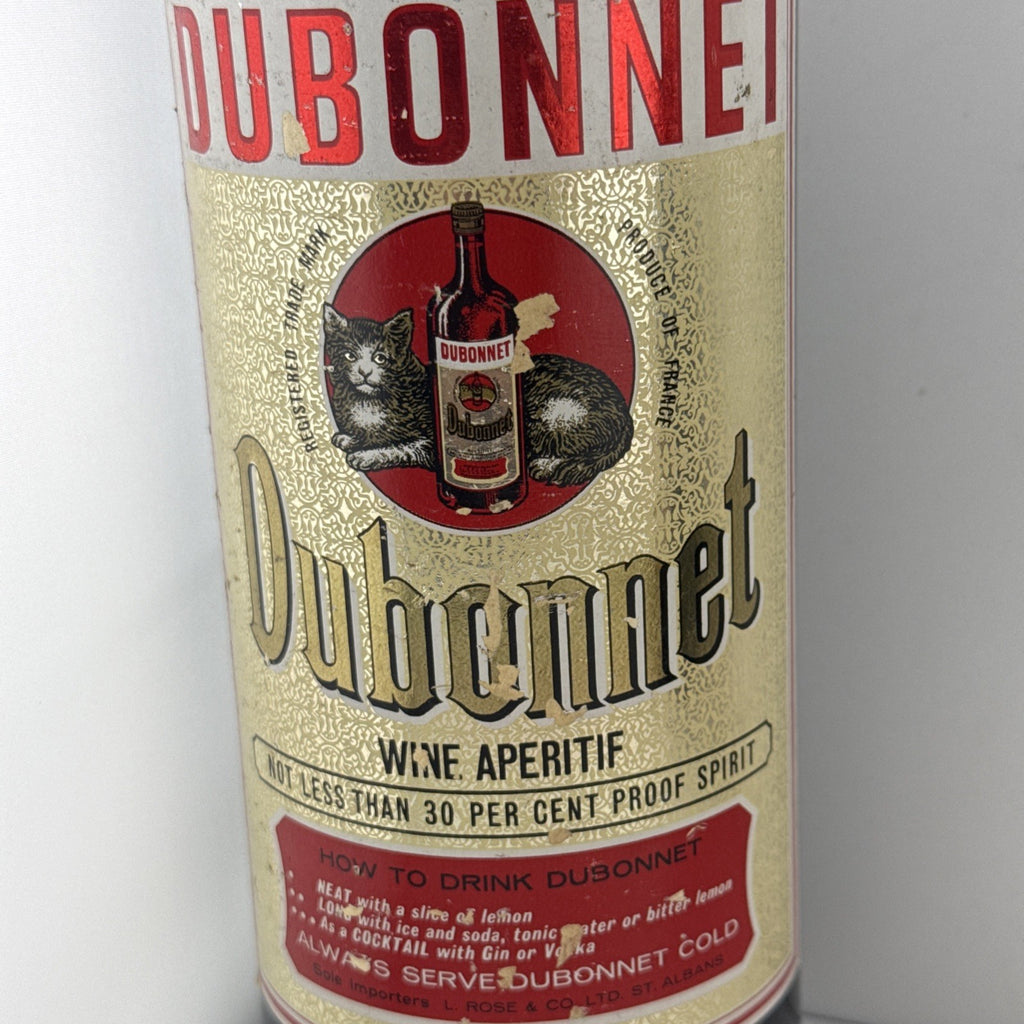 Dubonnet Wine Aperitif 75cl 1970s/1980s Unopened French Aperitif