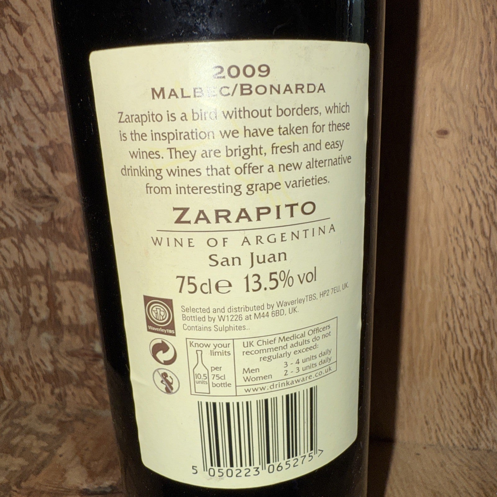 Zarapito 2009 Argentinian Malbec