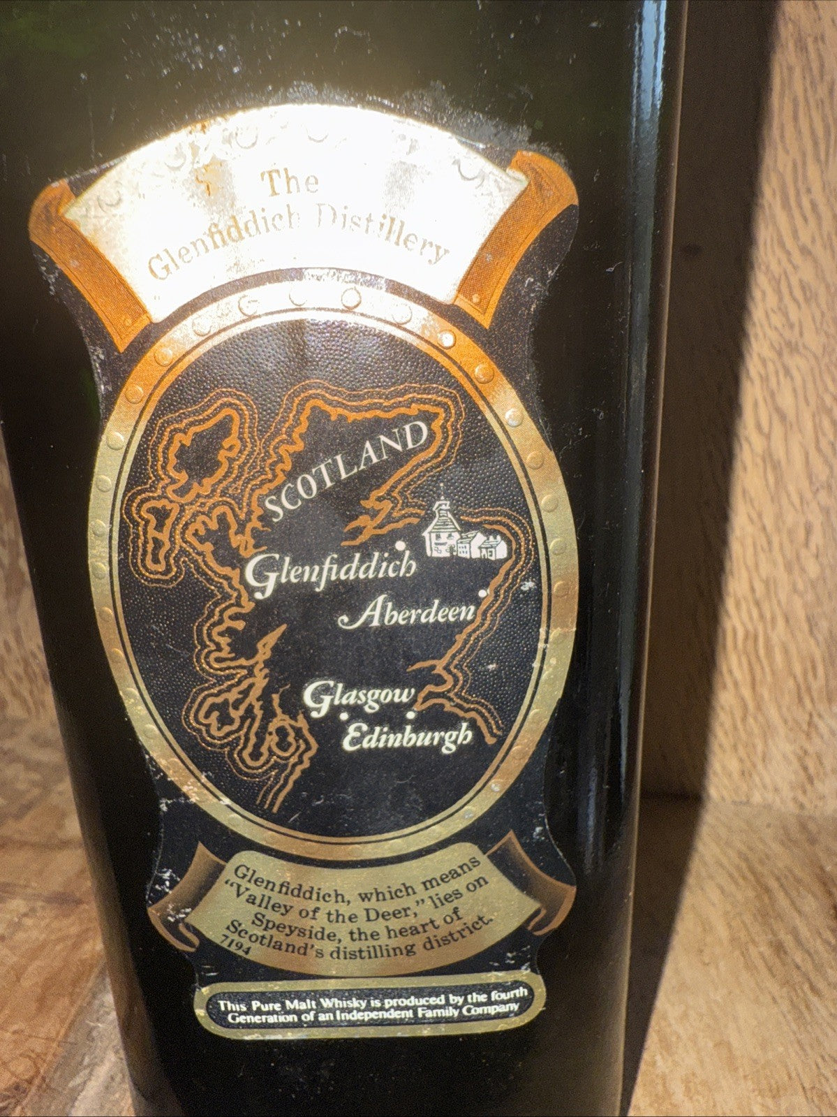 Glenfiddich 8 Year 1970s Bottled 26 2/3 Floz 70%proof Exceptional