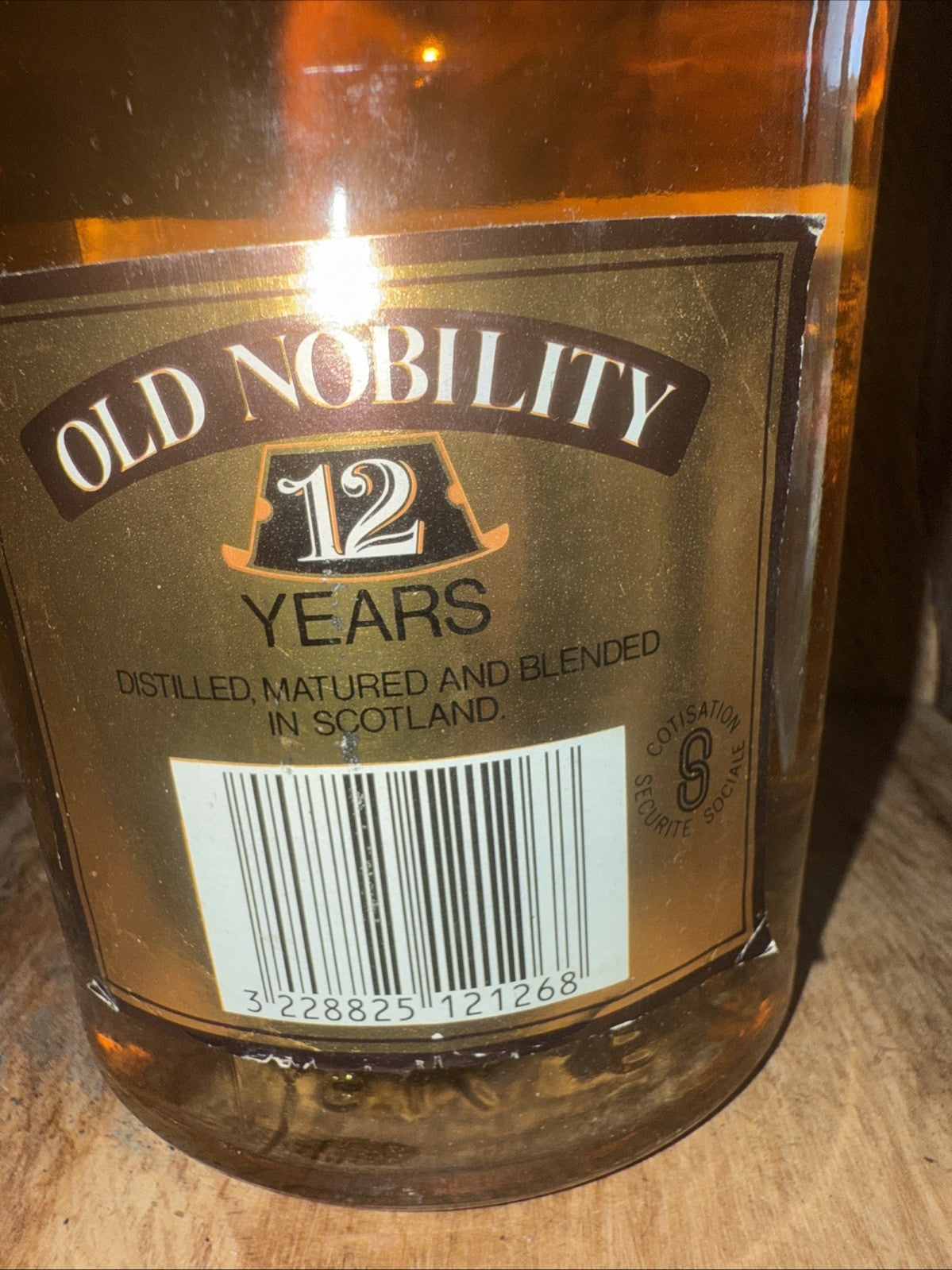 Old Nobility 12 Year Old Blended Scotch Bottled 70s80s