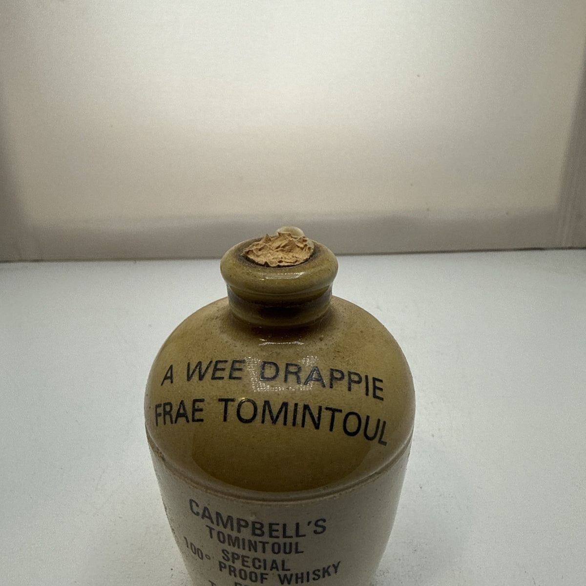 ✅ Campbell's Tomintoul — Empty Stone Jug