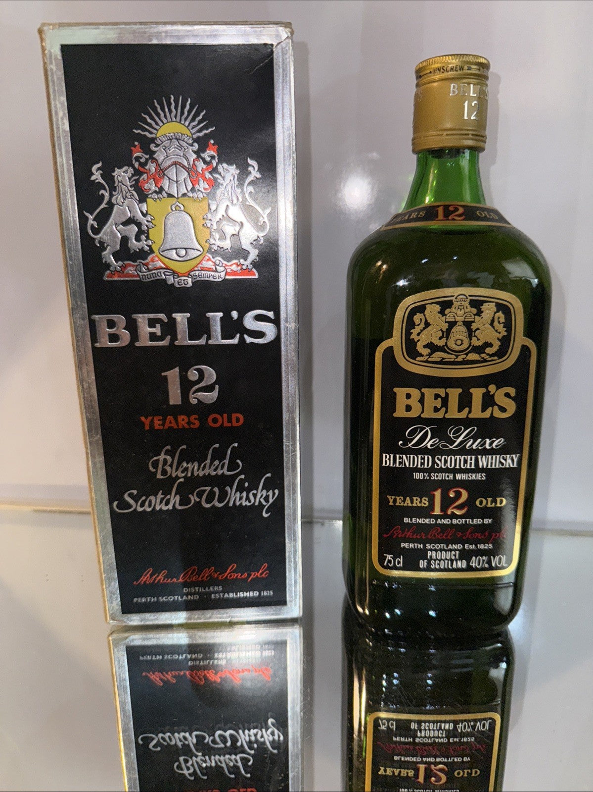 Bell’s De Luxe 12 Year Old Blended Scotch Whisky Bottled 1970s