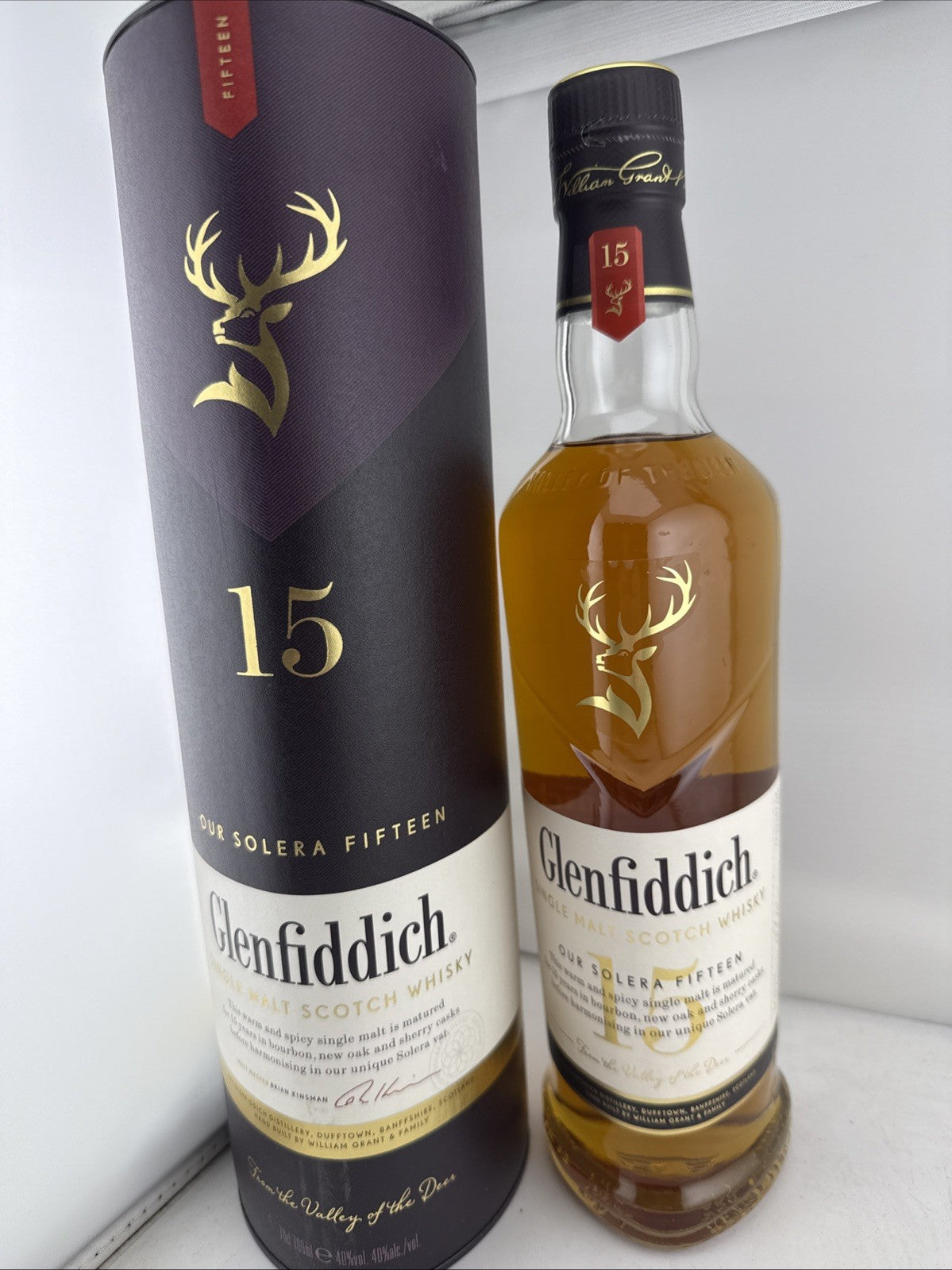 Glenfiddich 15 Year Old Solera Reserve Single Malt Whisky 70cl 40%