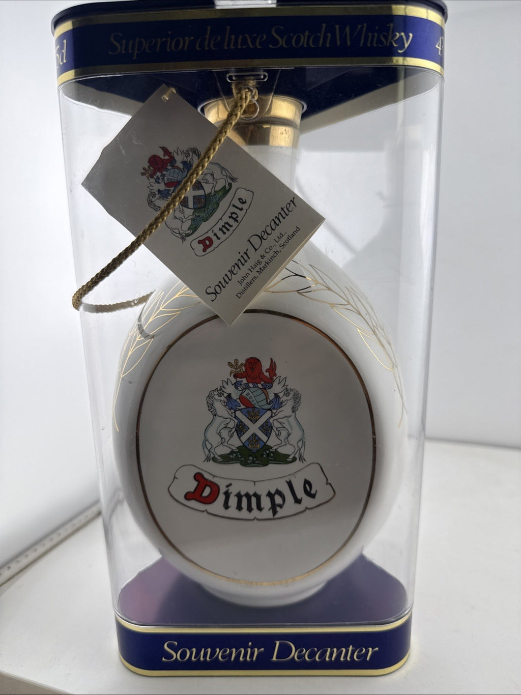 Dimple 12 Year Old 1986 Commonwealth Games Whisky Decanter 75cl 43%