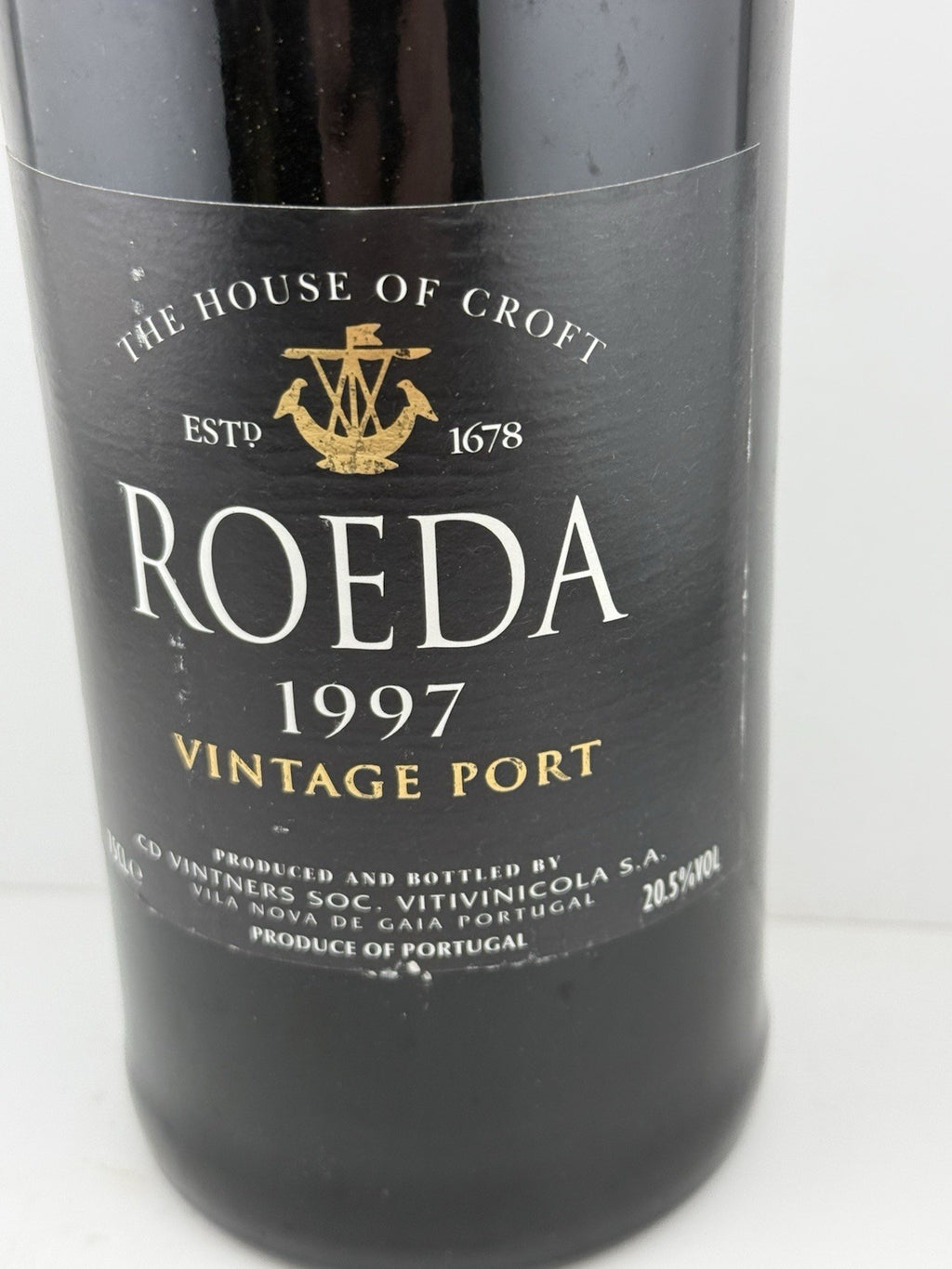 Croft Roêda 1997 Vintage Port 75cl Portugal Bottled c.1999