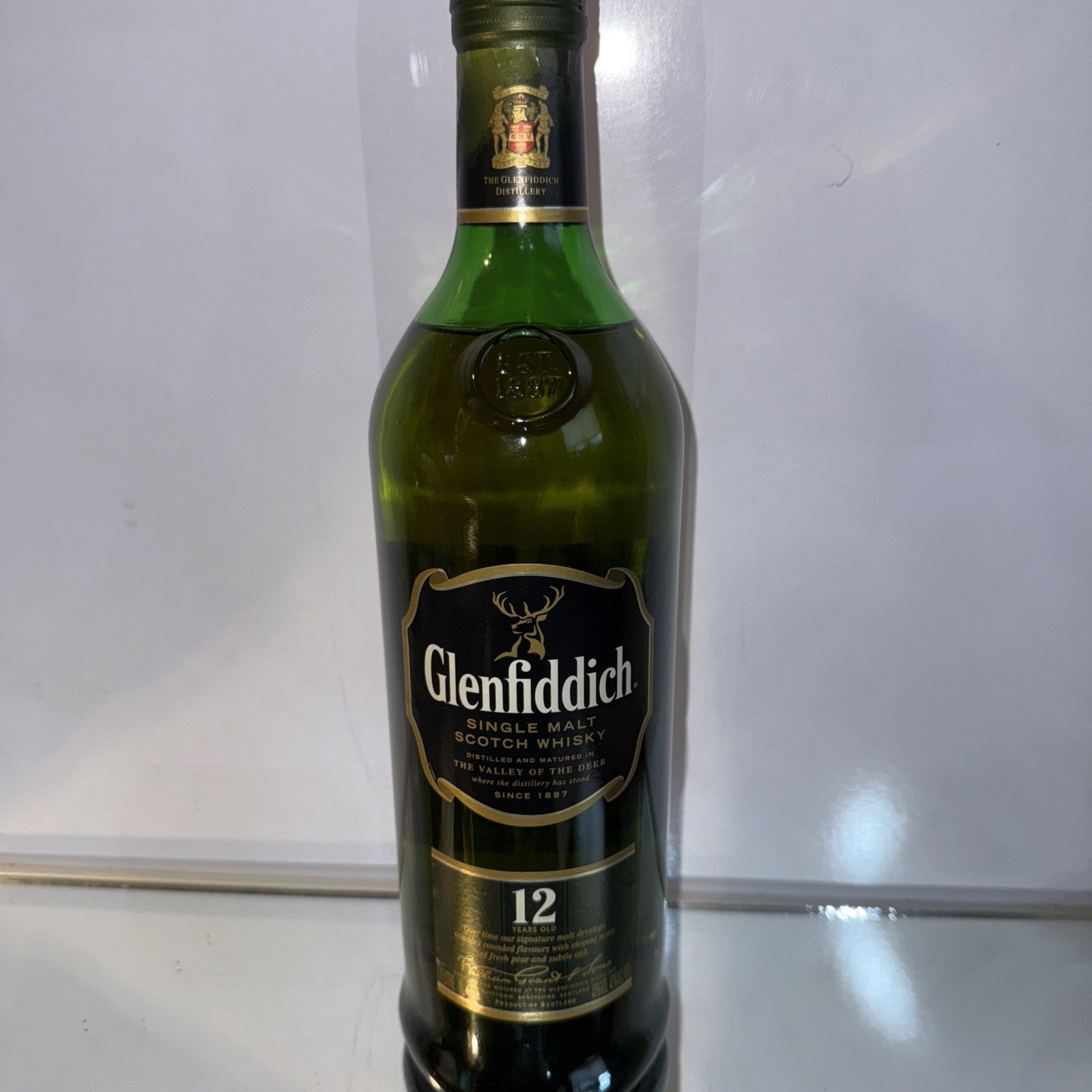 Glenfiddich Single Malt Scotch Whiskey - 12 Years Old 1l Bottle