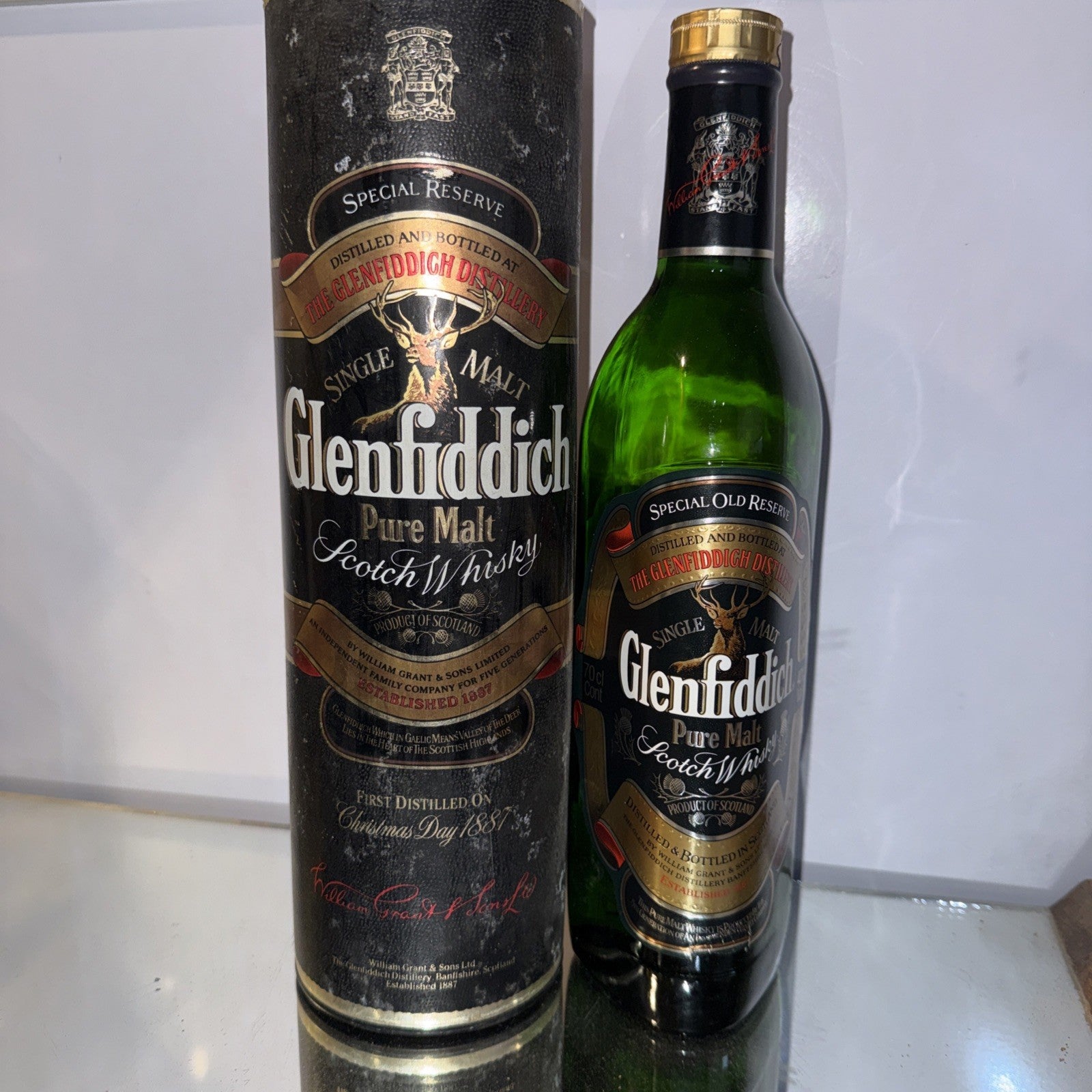 Glenfiddich Pure Malt Special Old Reserve Bottled 1970s / Very Early 80s Boxed