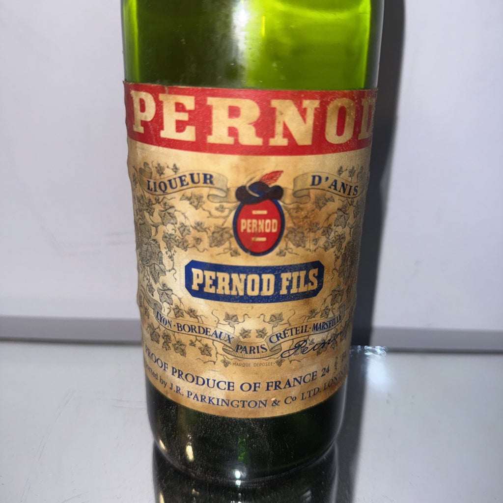 1970s Pernod  24 2/3 Floz  78 Proof Bottle Vintage Full