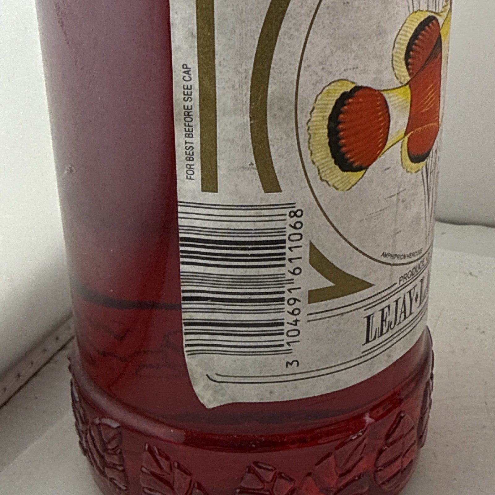Lejay-Lagoute Sirop de Grenadine French Grenadine Syrup 75cl Prob 1980s/90s