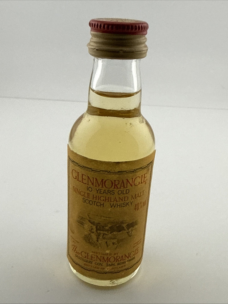 Vintage Glenmorangie 10 Years Old Miniature c.1970s–1980s 5 cl
