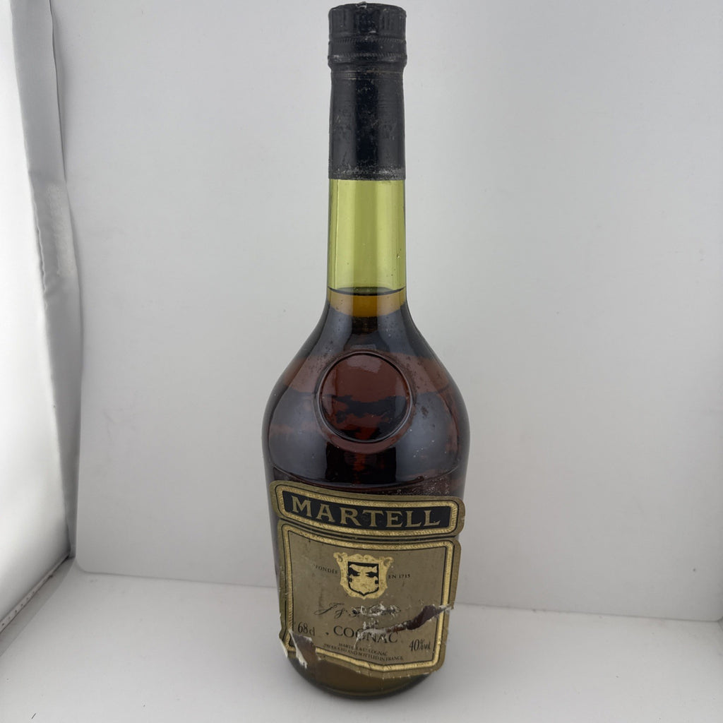 Martell VS Cognac Bottled Late 1970s rare Label Poor Condition. High Fill