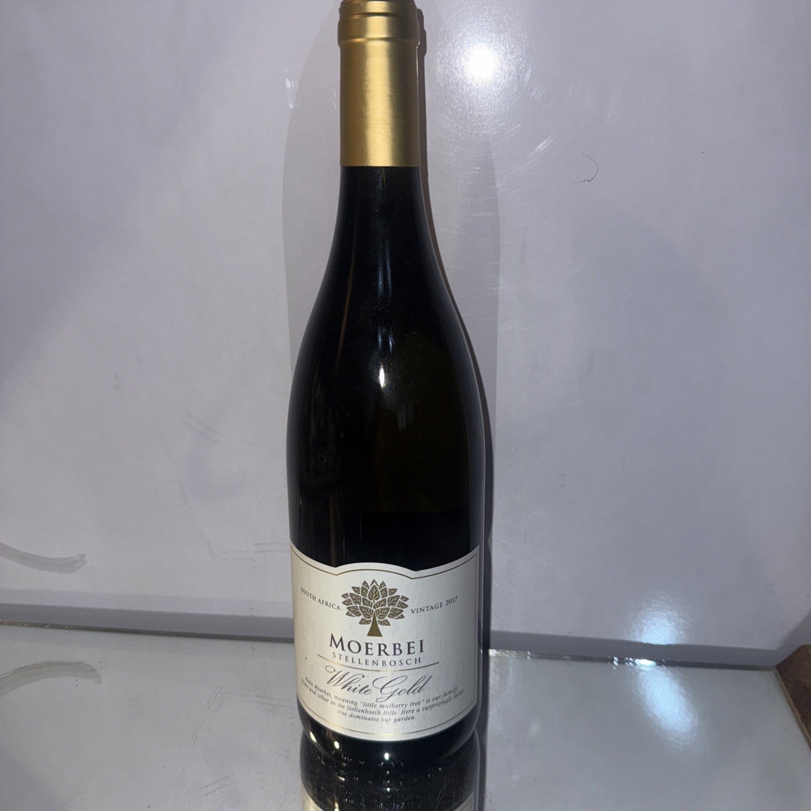 2017 vintage of Klein Moerbei “White Gold” Chardonnay-Semillon