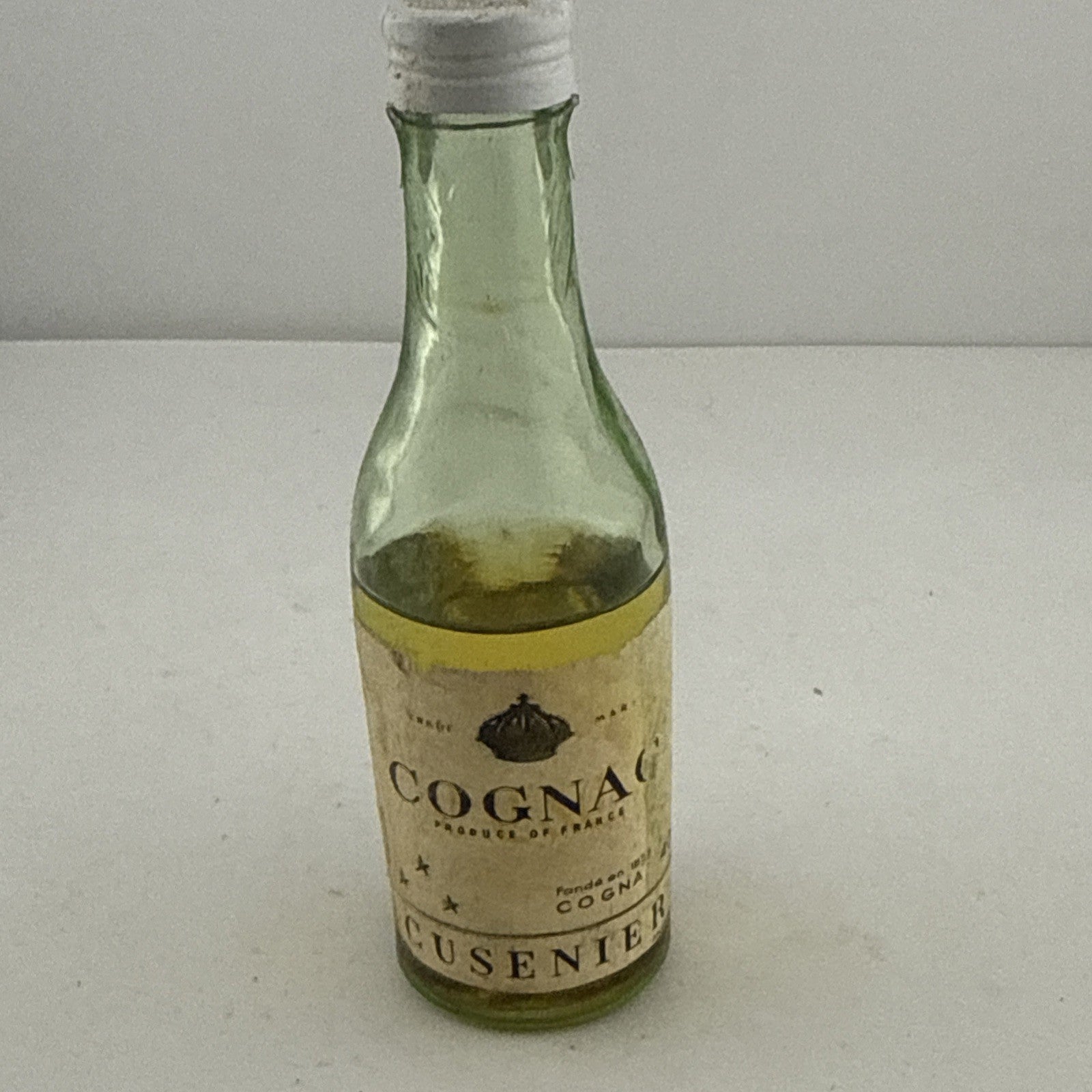 1950s/60s Cusenier Cognac Miniature France Vintage Bottle
