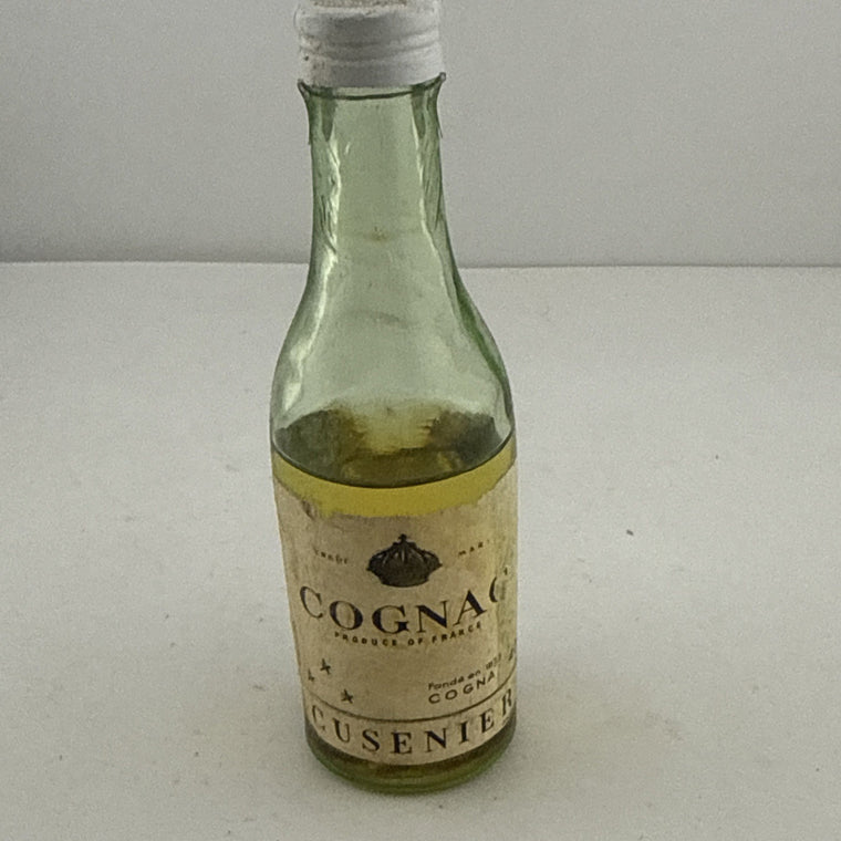1950s/60s Cusenier Cognac Miniature France Vintage Bottle
