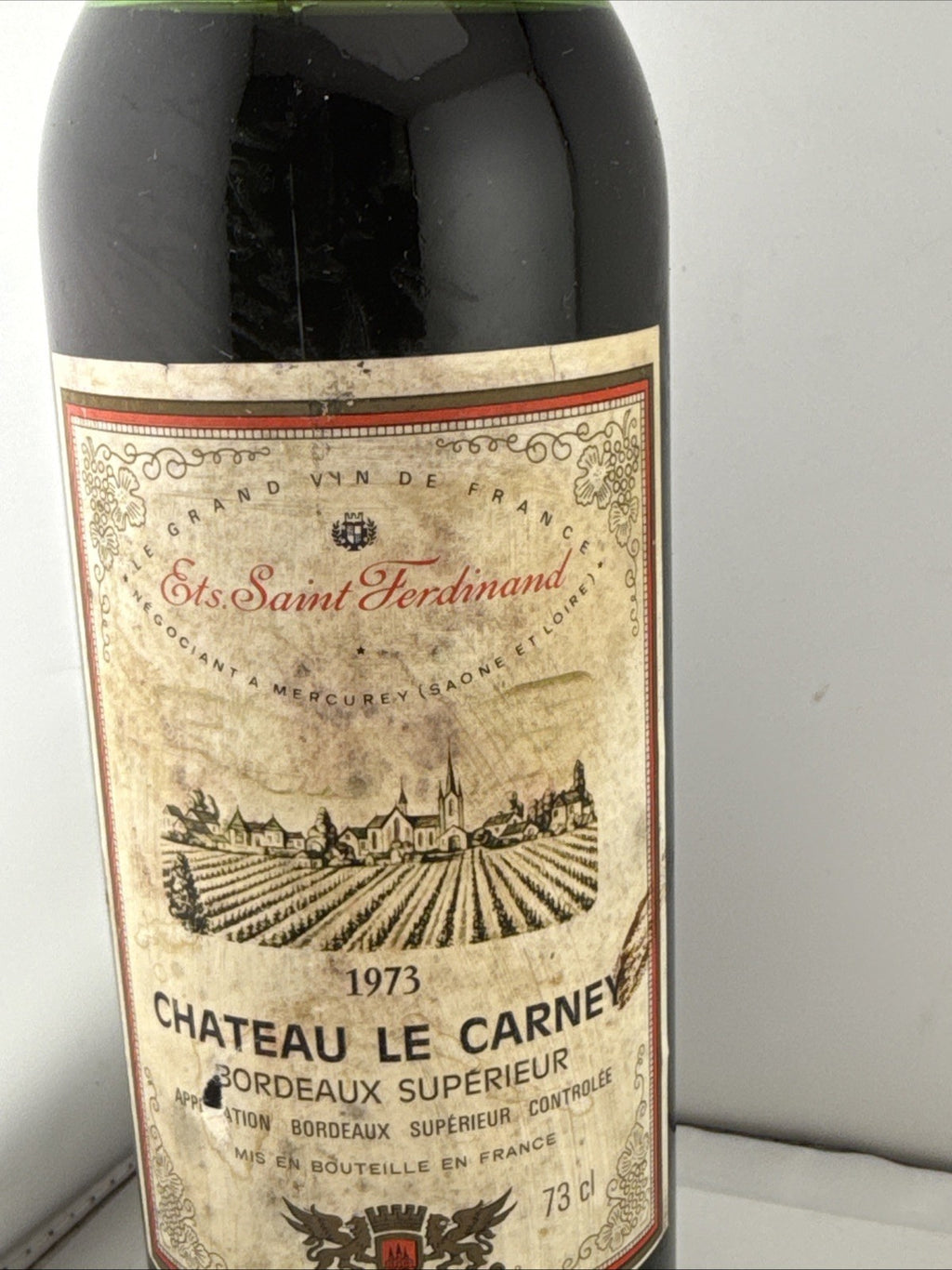 1973 Château Le Carney Bordeaux Supérieur French Red Wine 73cl