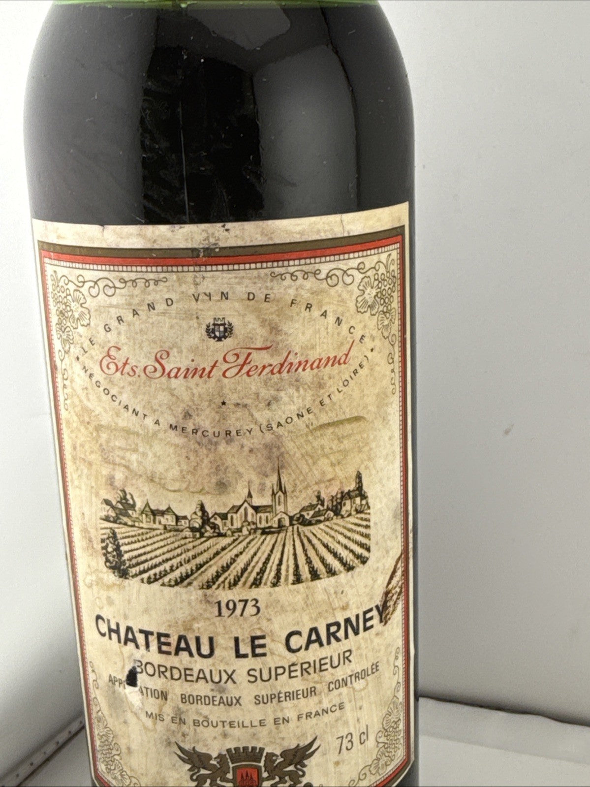 1973 Château Le Carney Bordeaux Supérieur French Red Wine 73cl