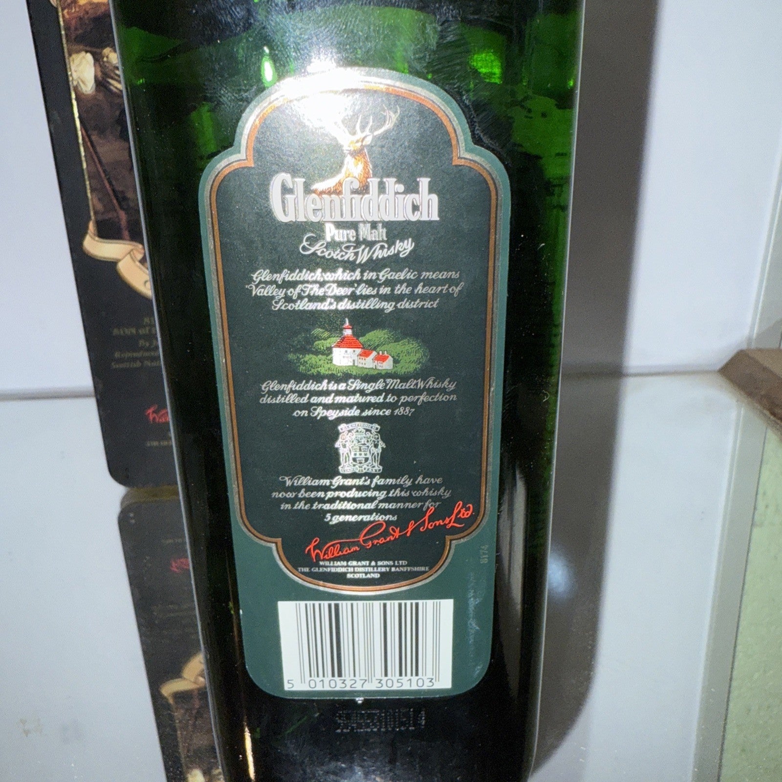 1975-85 Bottle Glenfiddich Special Old Reserve Pure Malt Whisky  Clan Murray70cl