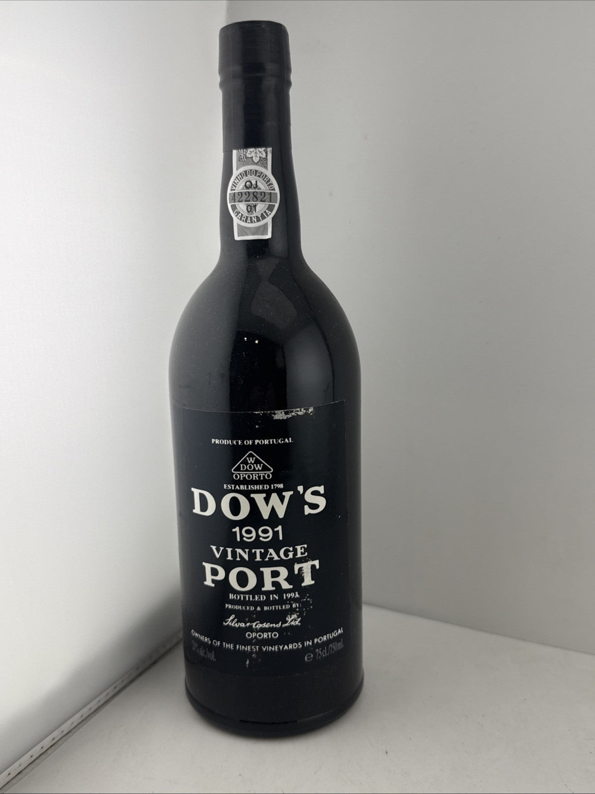 Dow's  1991 Vintage Port Bottled 1987 Perfect Condition For 35 Years Old!