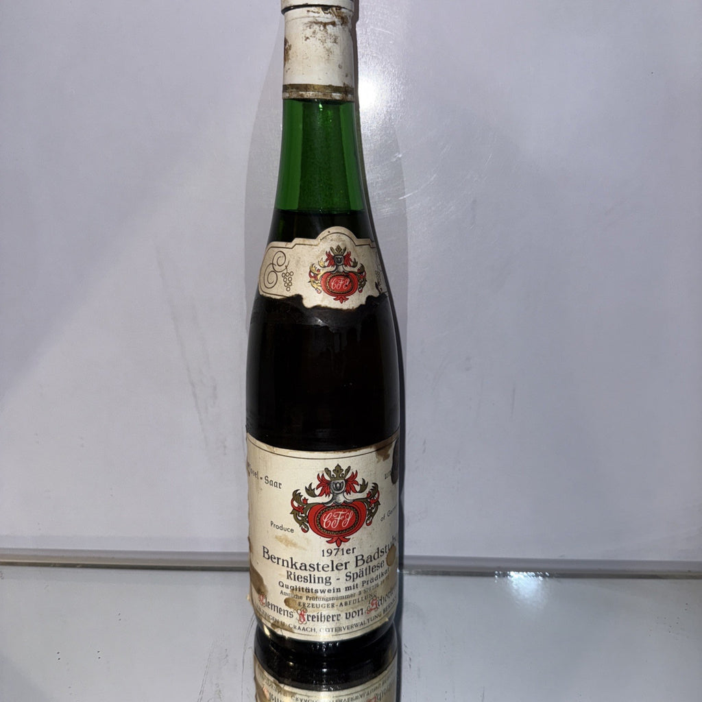 1971 Clemens Freiherr von Schorlemer Bernkasteler Badstube Riesling Spätlese