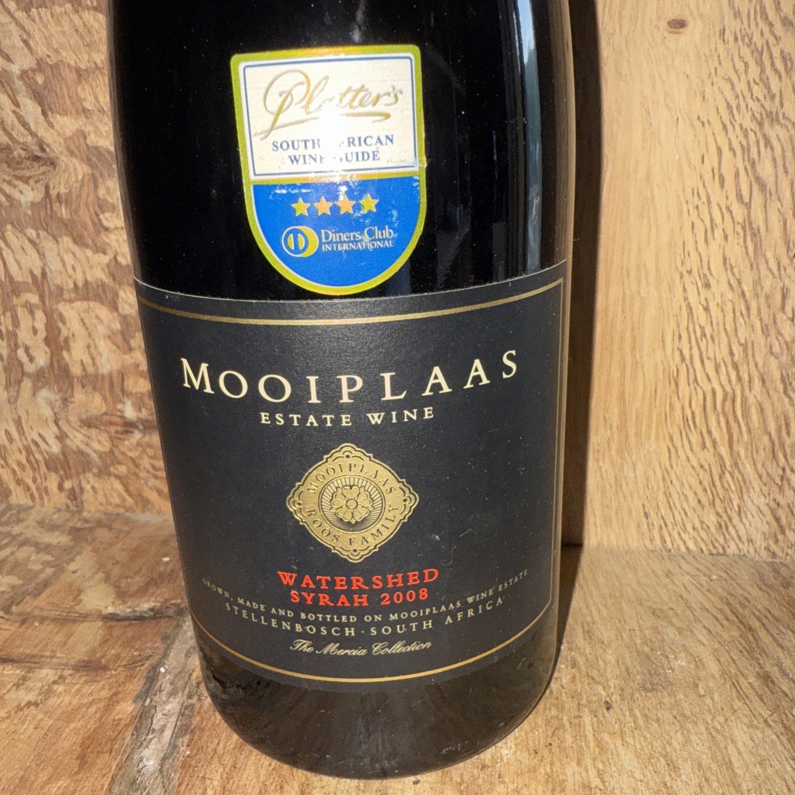 Mooiplas Estate Wine syrah 2008