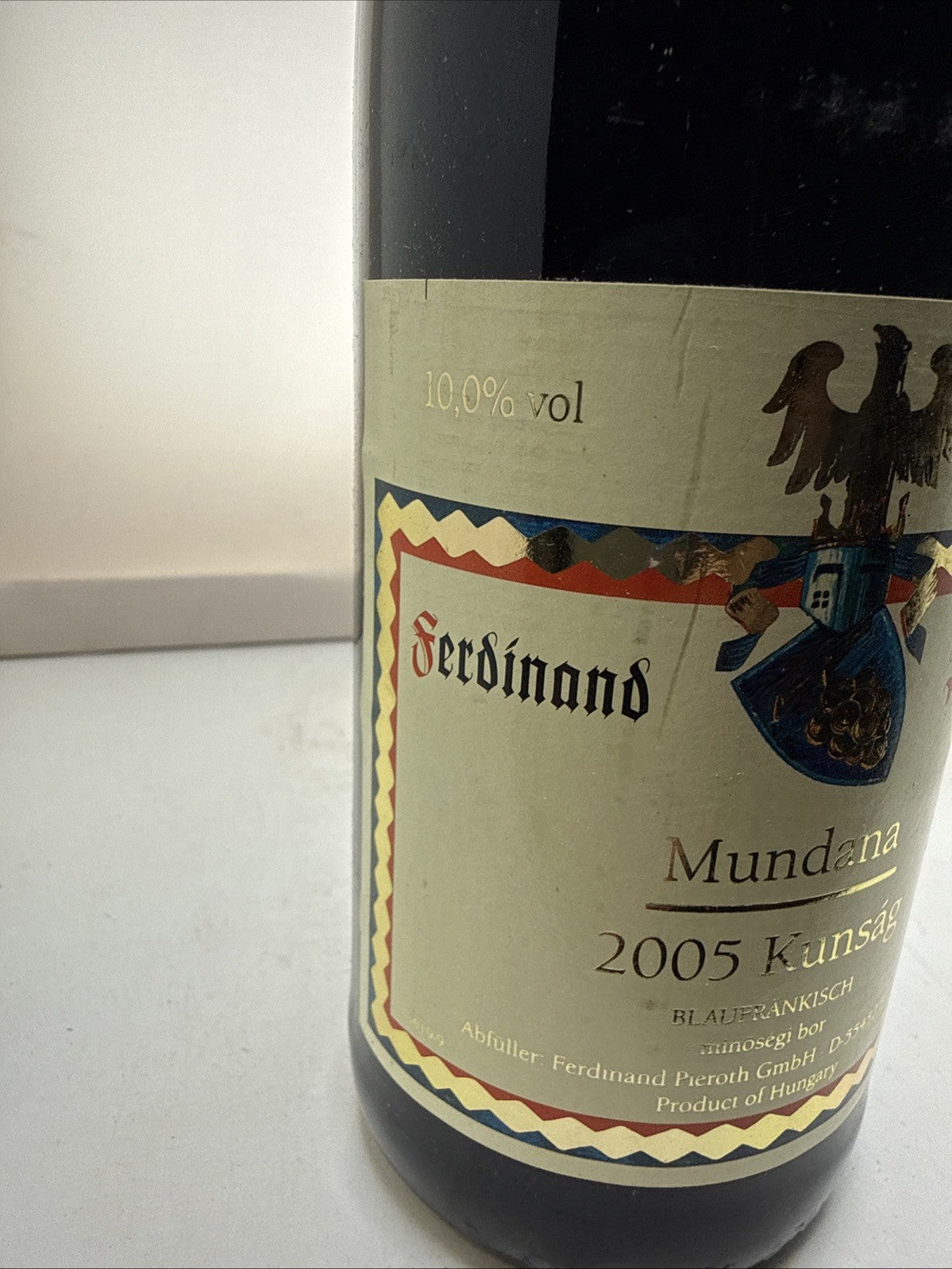 Ferdinand Pieroth Mundana Kunság Blaufränkisch 2005 Another Rare Find!