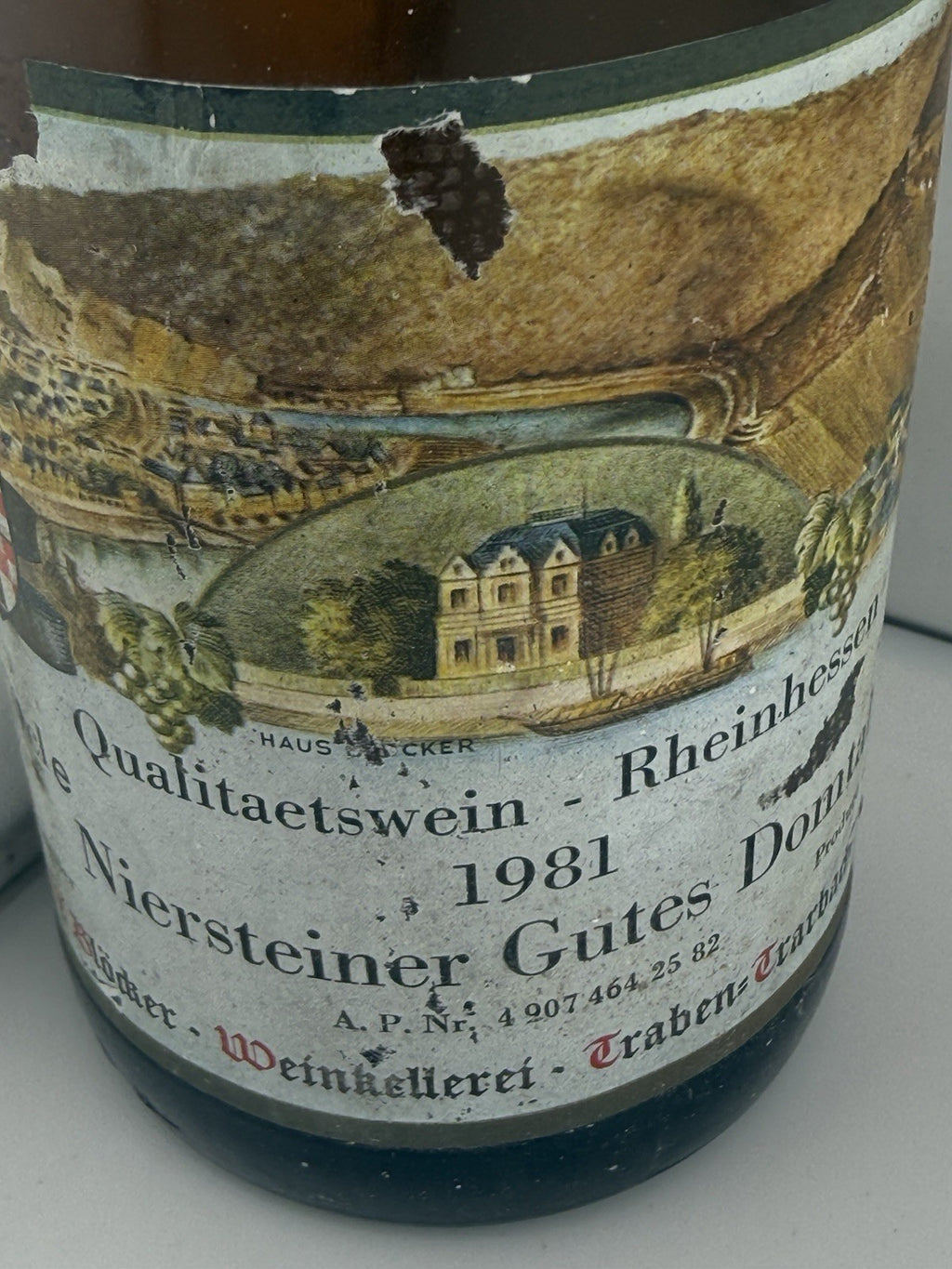 Niersteiner Gutes Domtal 1981 GERMANY Vintage