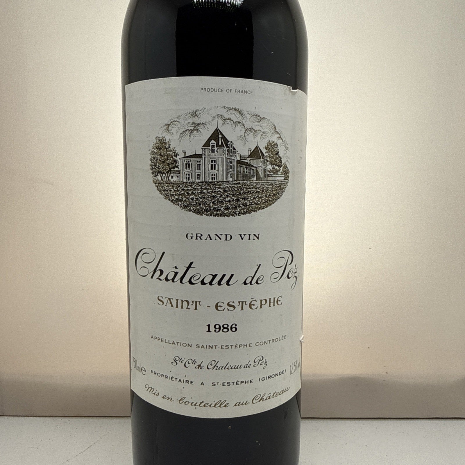 Château de Pez Saint-Estèphe 1986 Bordeaux 75cl 12.5%